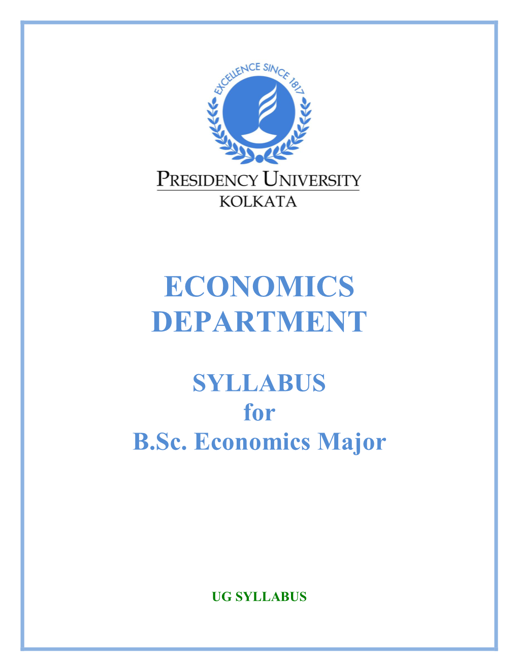 Undergraduate Syllabus