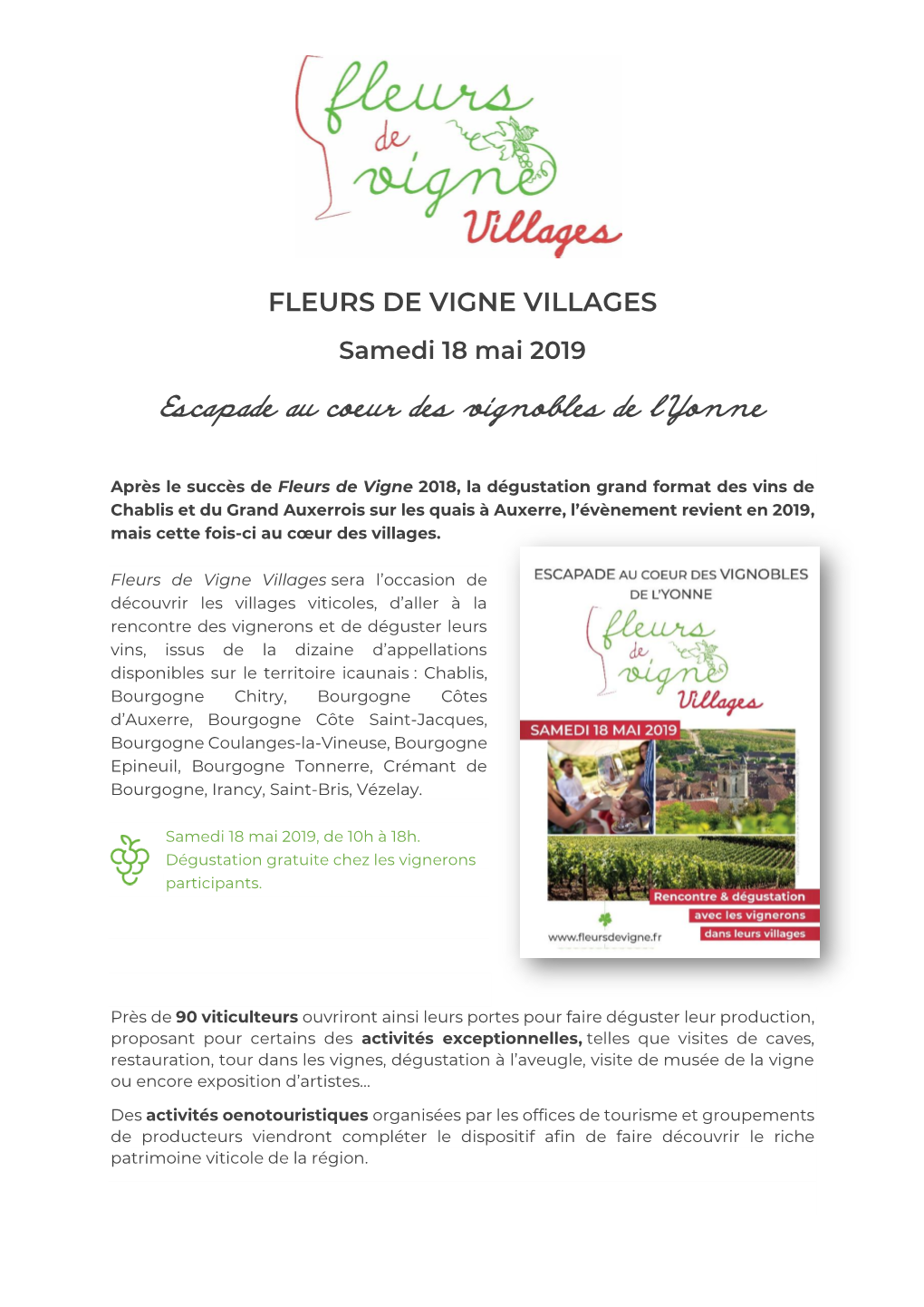 Escapade Au Cœur Des Vignobles De L'yonne