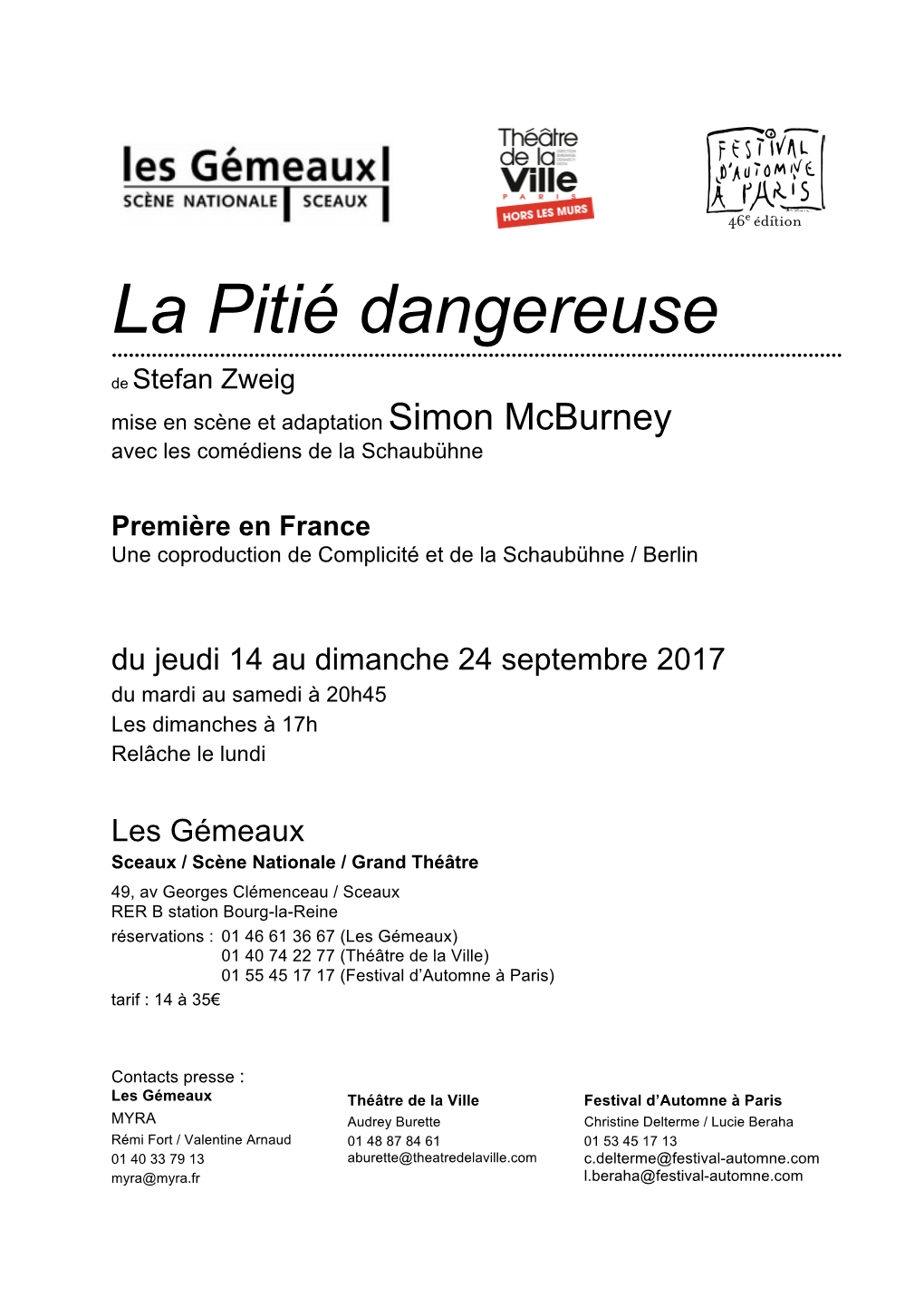 La Pitié Dangereuse