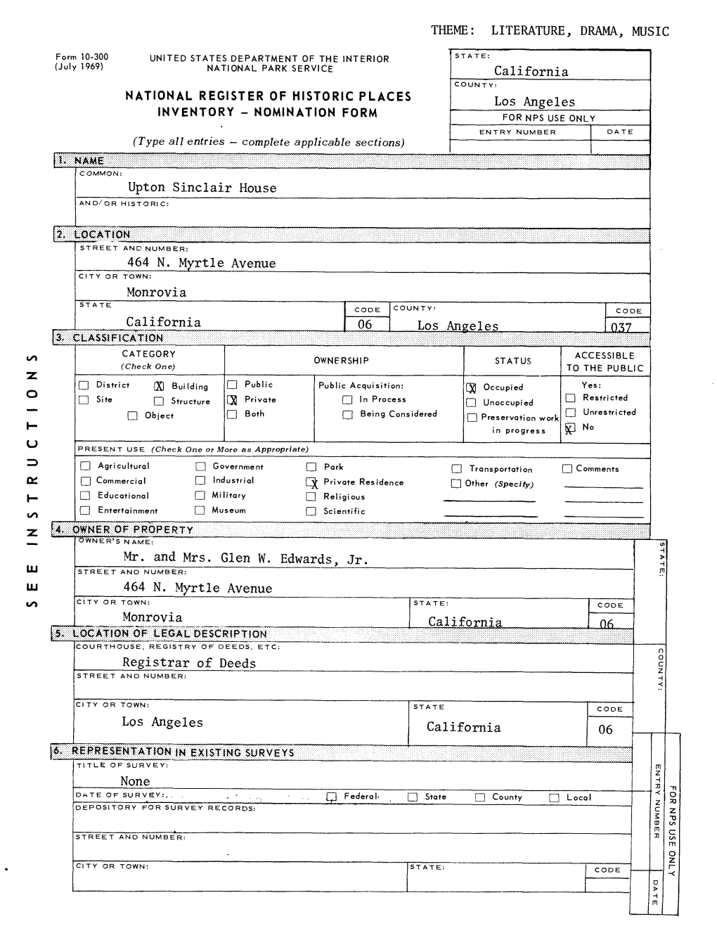 Mmmmmmmmm. J03L CATEGORY ACCESSIBLE OWNERSHIP STATUS (Check One) to the PUBLIC