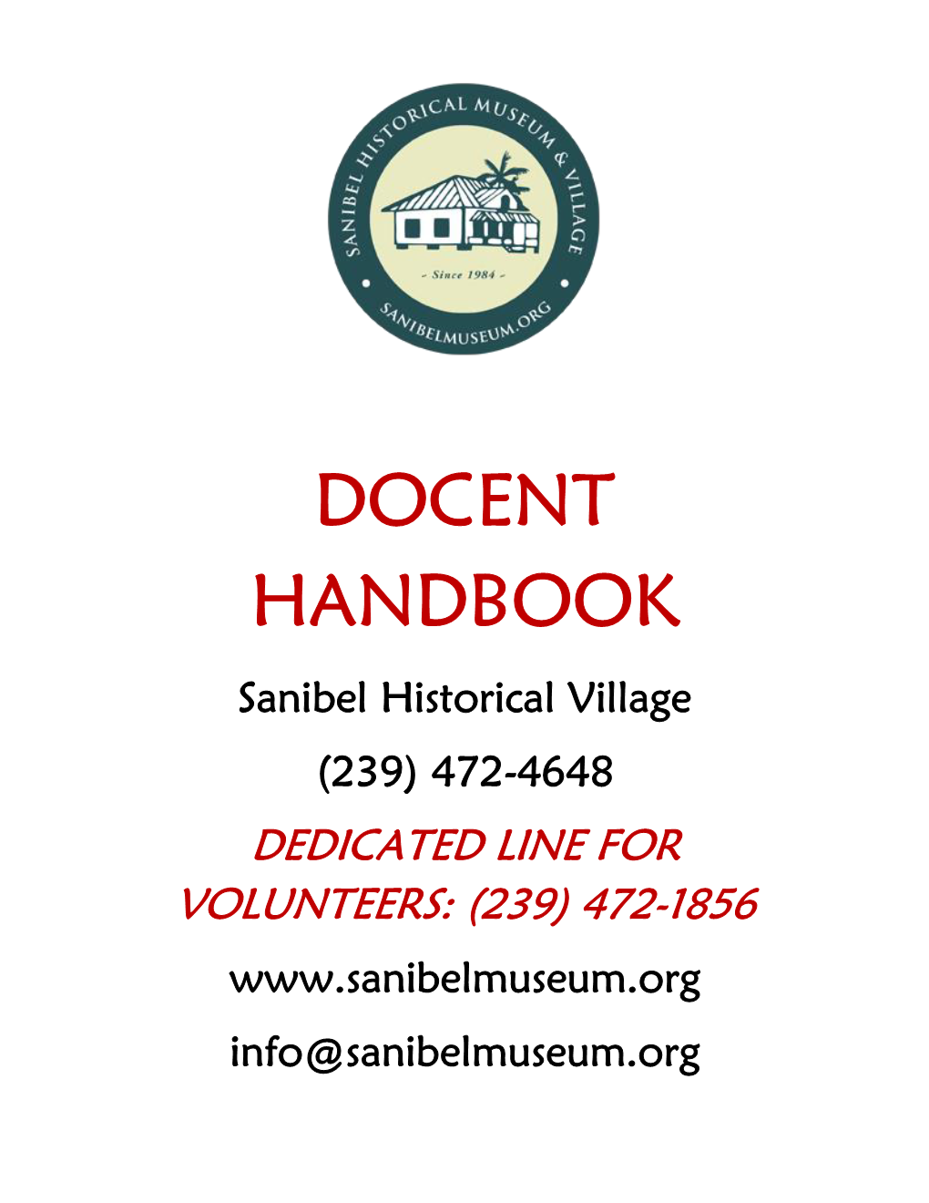 Docent Handbook