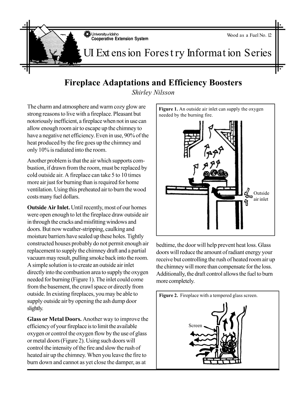 Fireplace Adaptations and Efficiency Boosters Shirley Nilsson