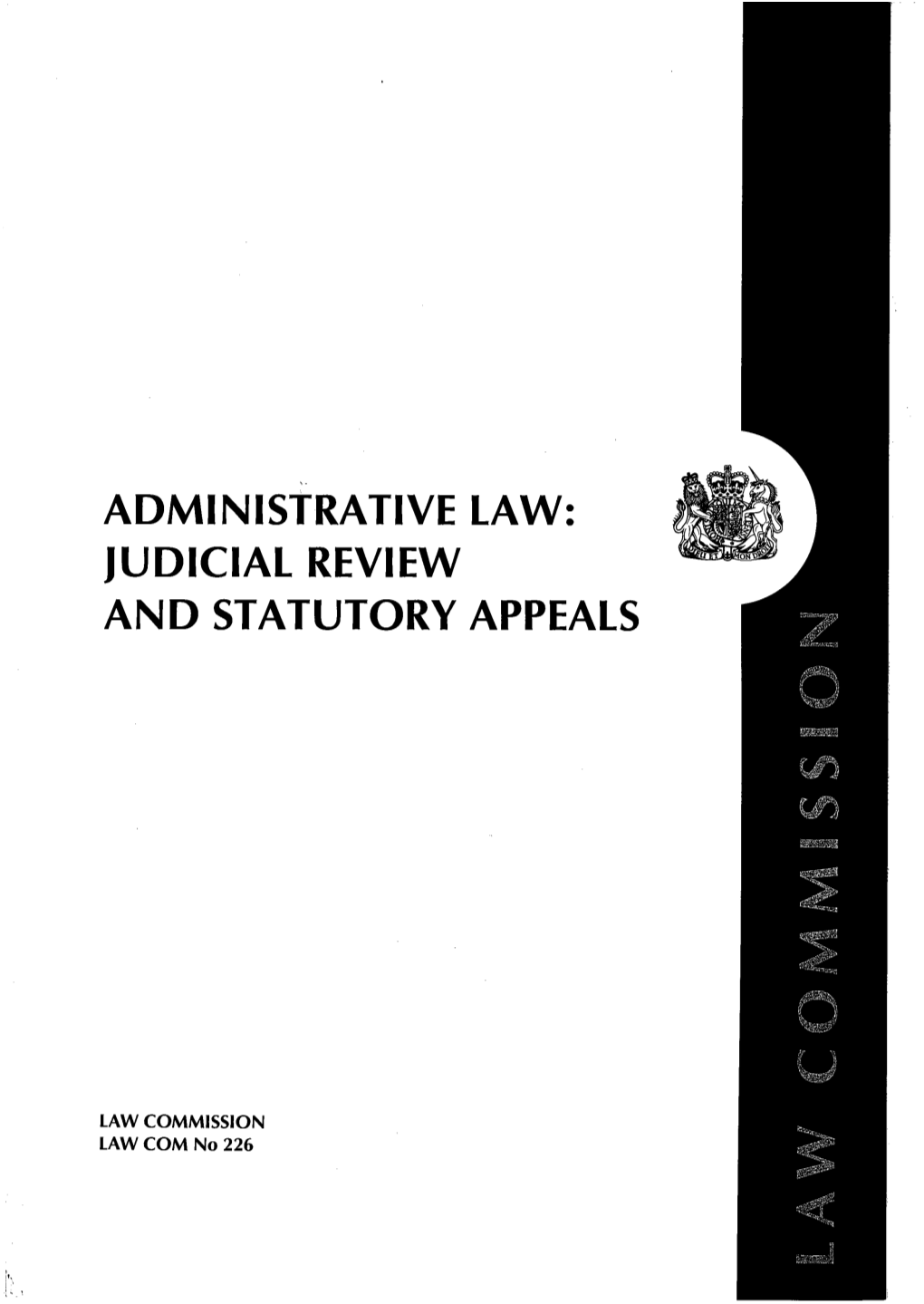 Judicial Review and Statutory Appeals