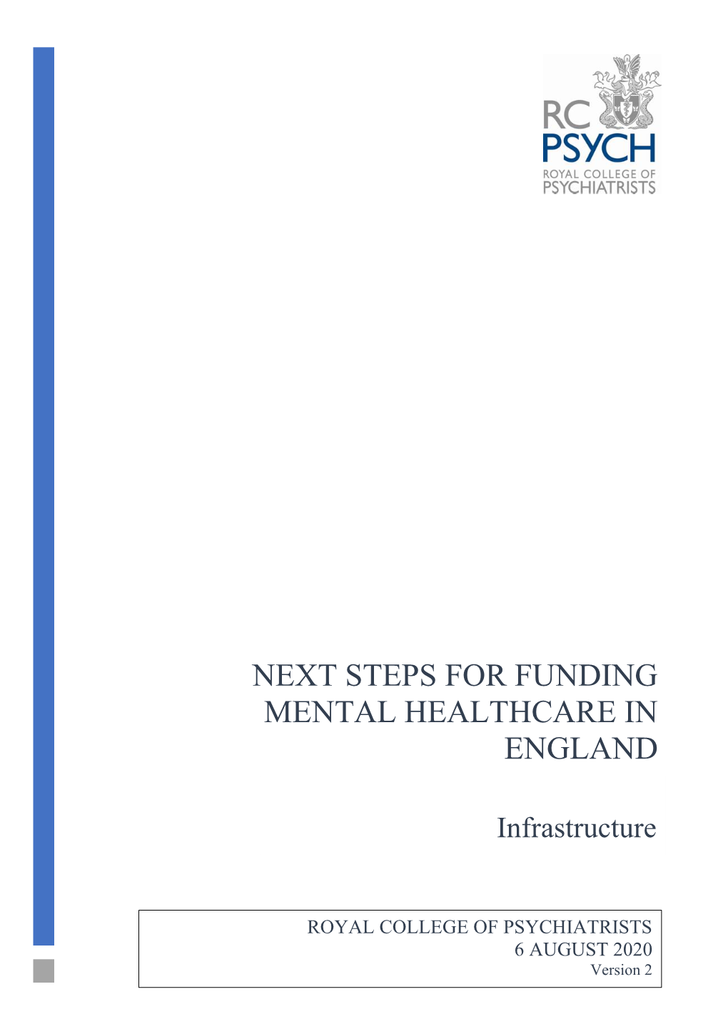 Next Steps for Funding Mental Healthcare in England