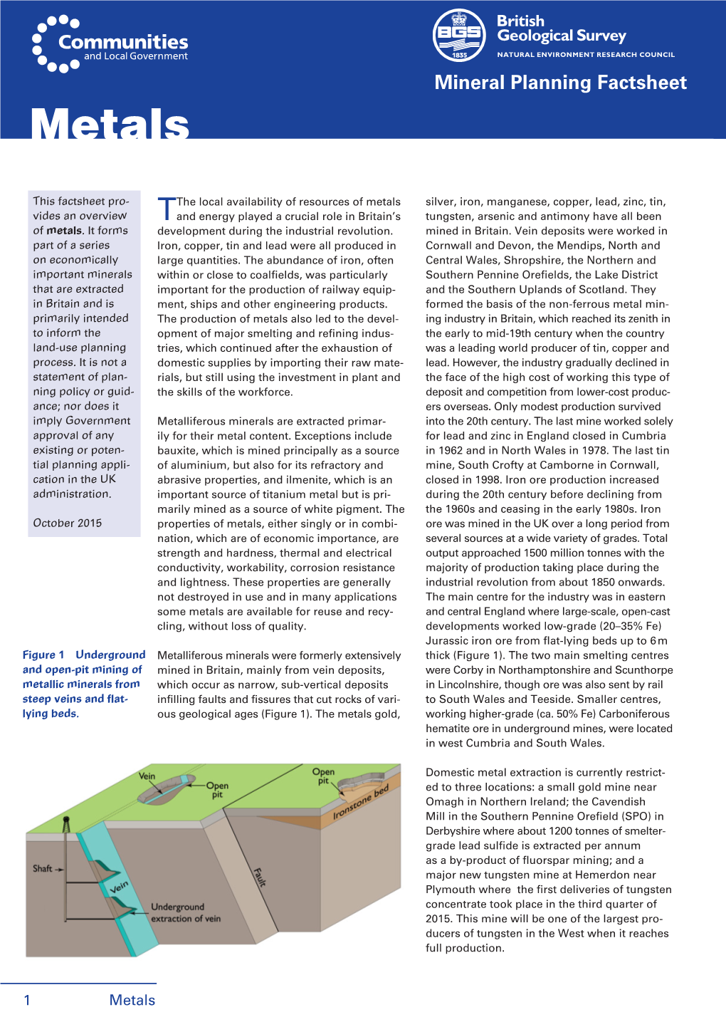 Mineral Planning Factsheet (MPF)