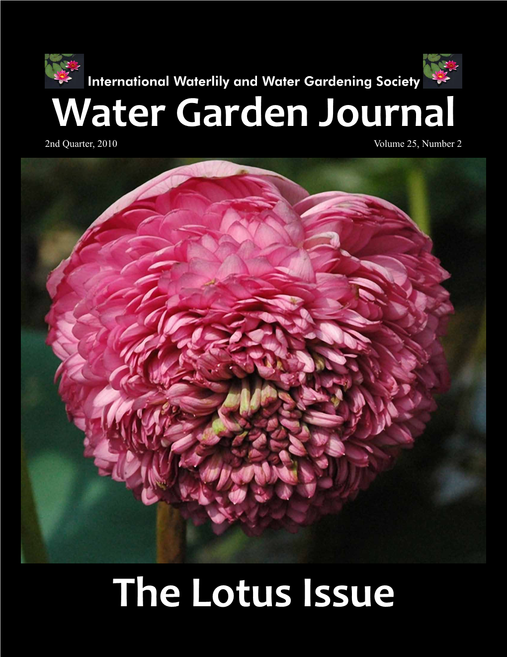 Water Garden Journal the Lotus Issue