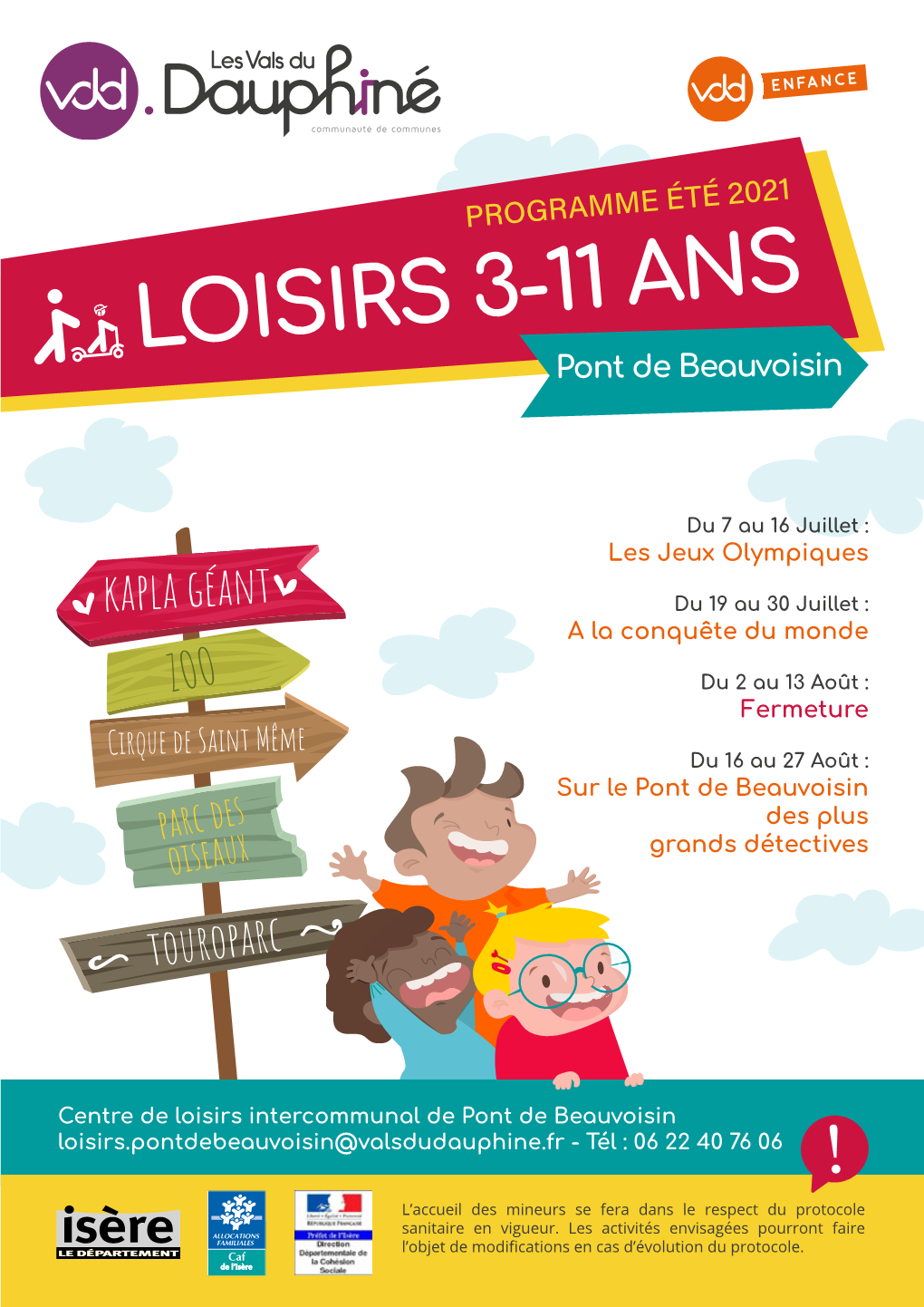 LOISIRS 3-11 ANS Pont De Beauvoisin