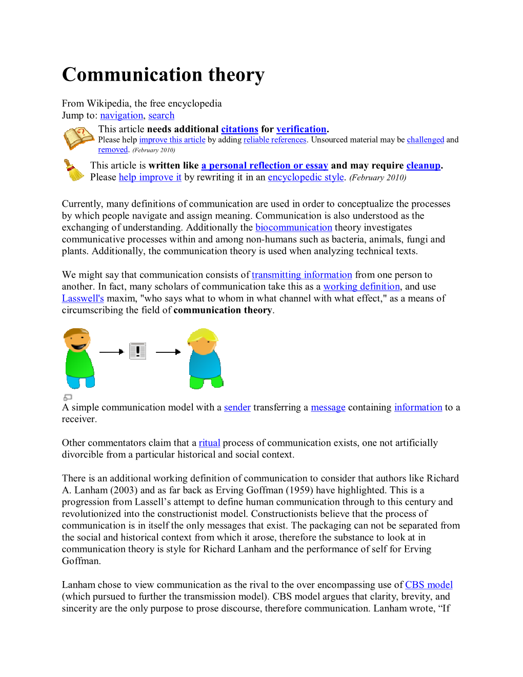 Communication Theory