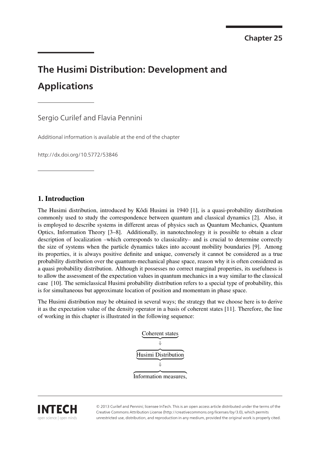 The Husimi Distribution: Development and Applicationsthe Husimi Distribution: Development and Applications