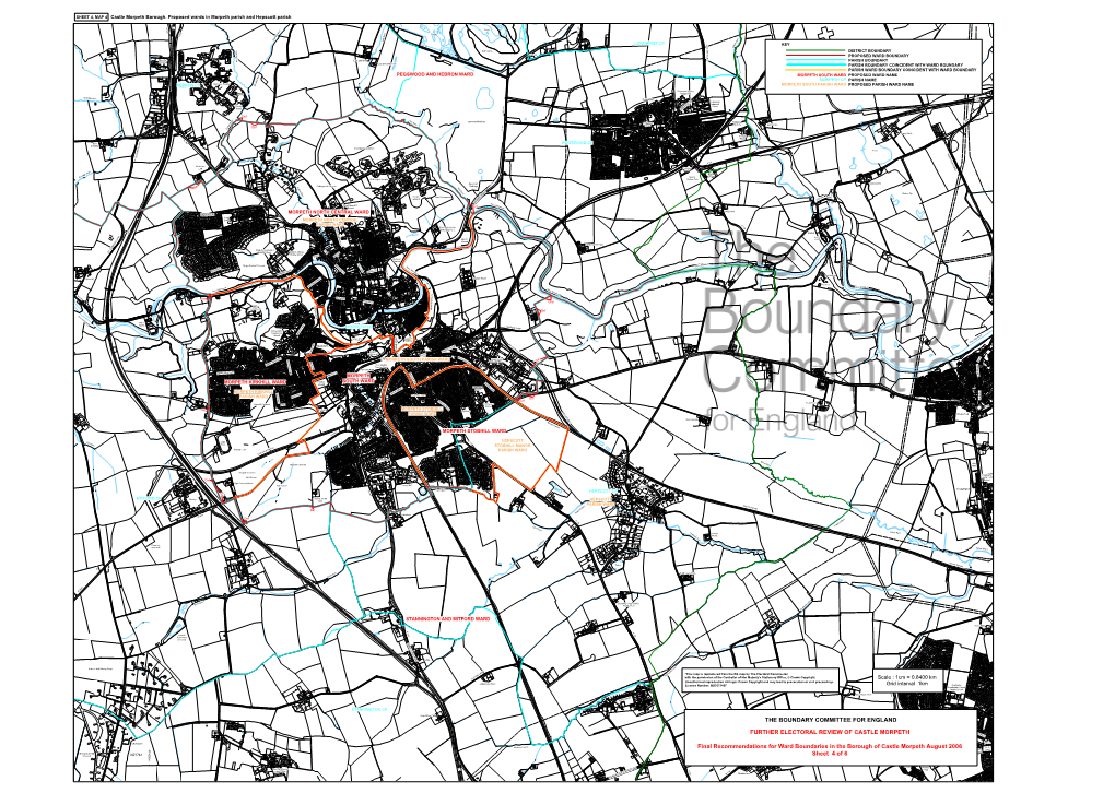 SHEET 4, MAP 4 Castle Morpeth Borough
