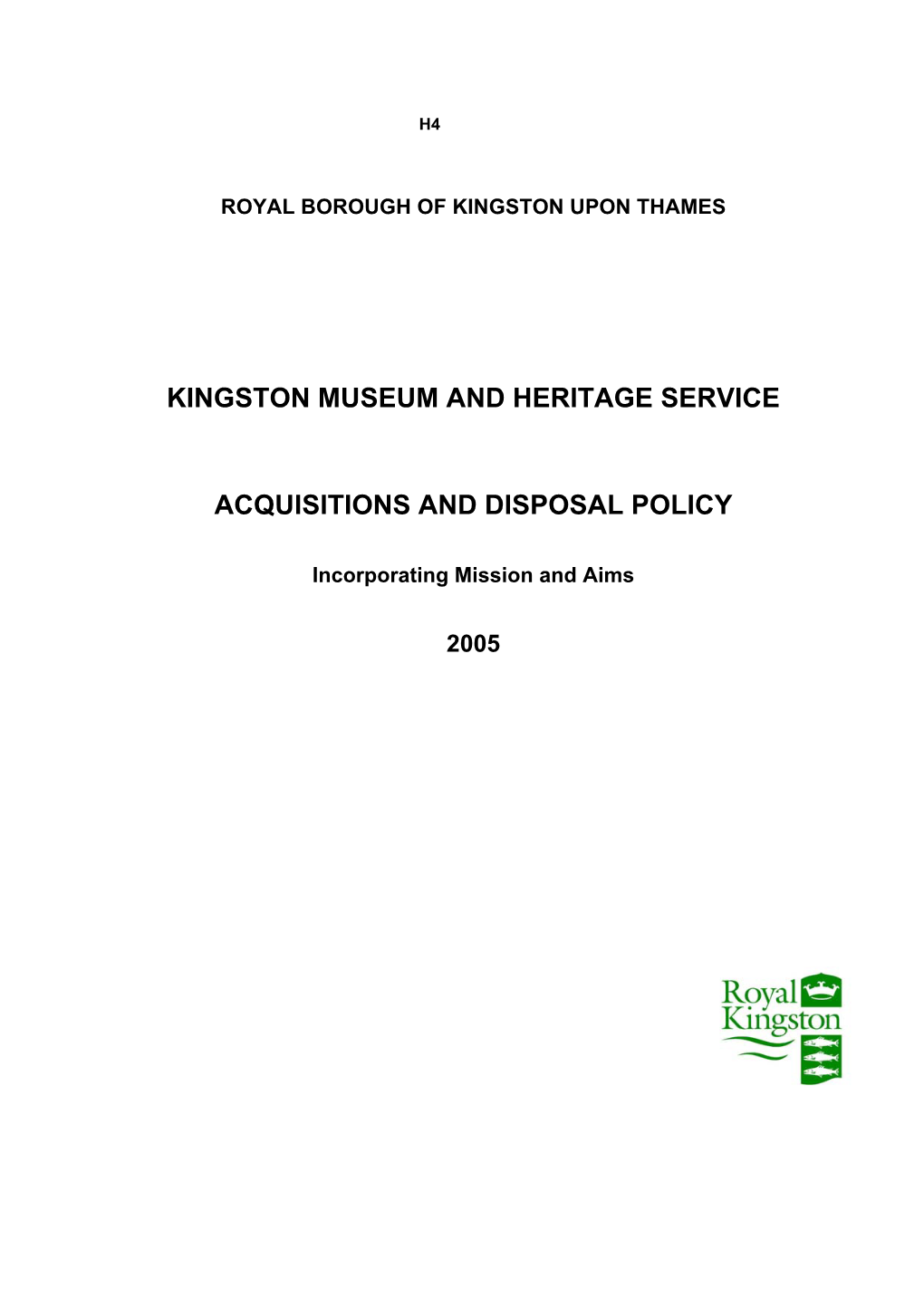 Kingston Museum and Heritage Service