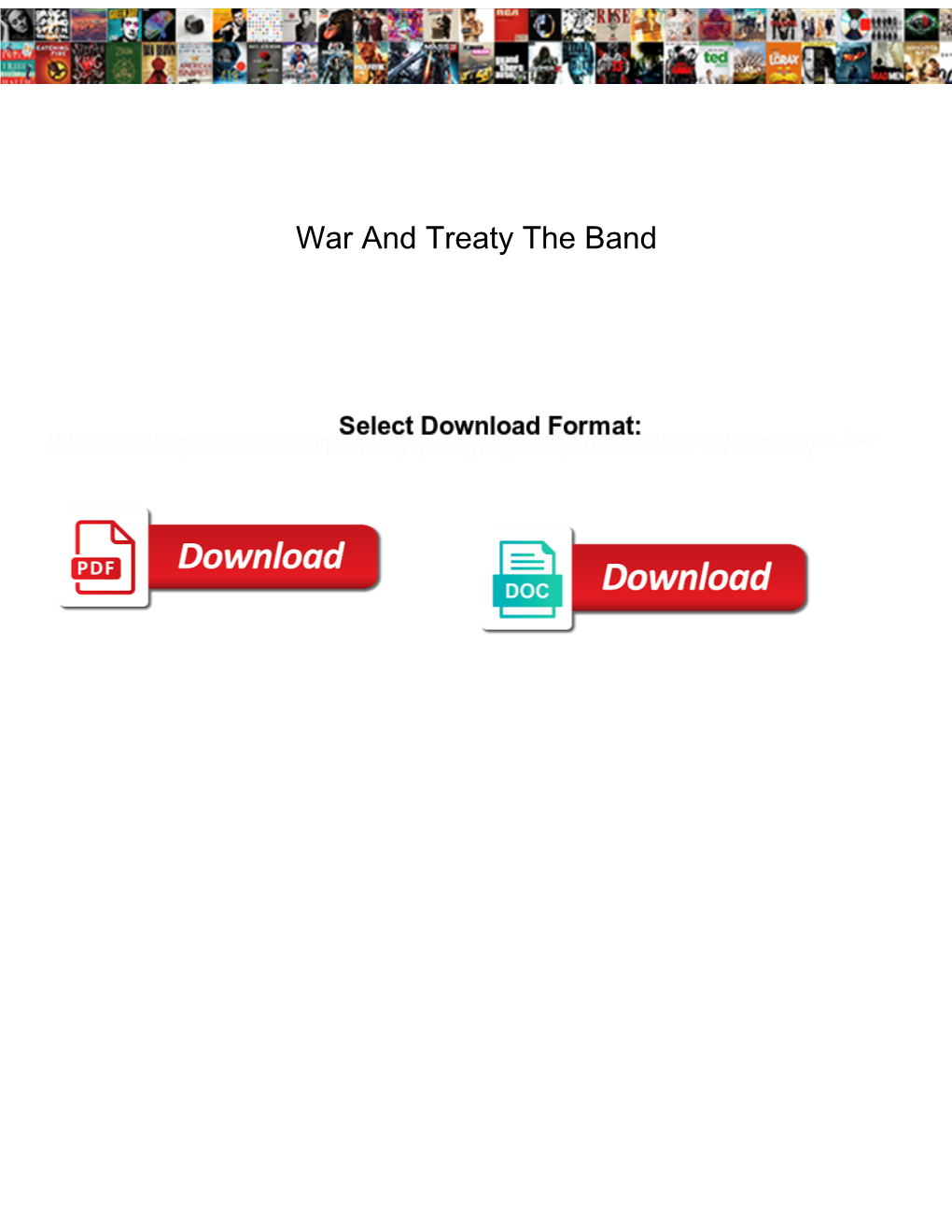 War and Treaty the Band