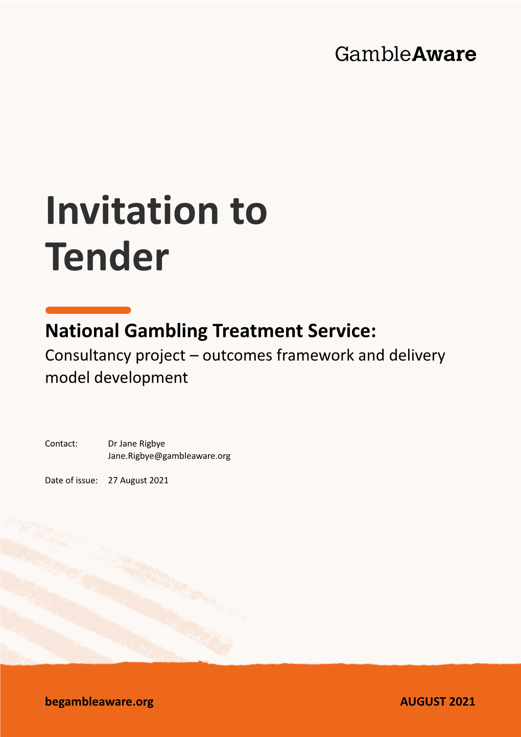 Invitation to Tender