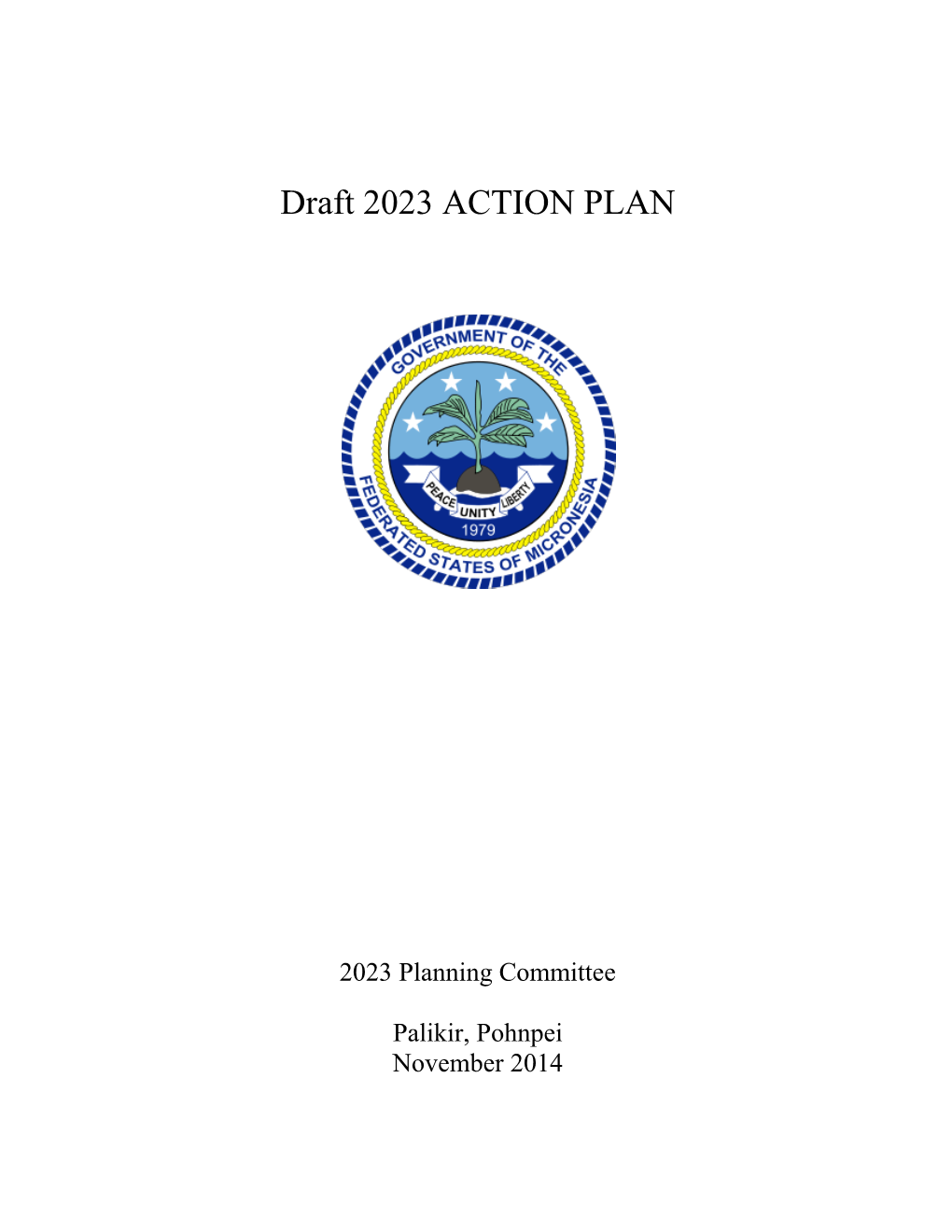 Draft 2023 ACTION PLAN