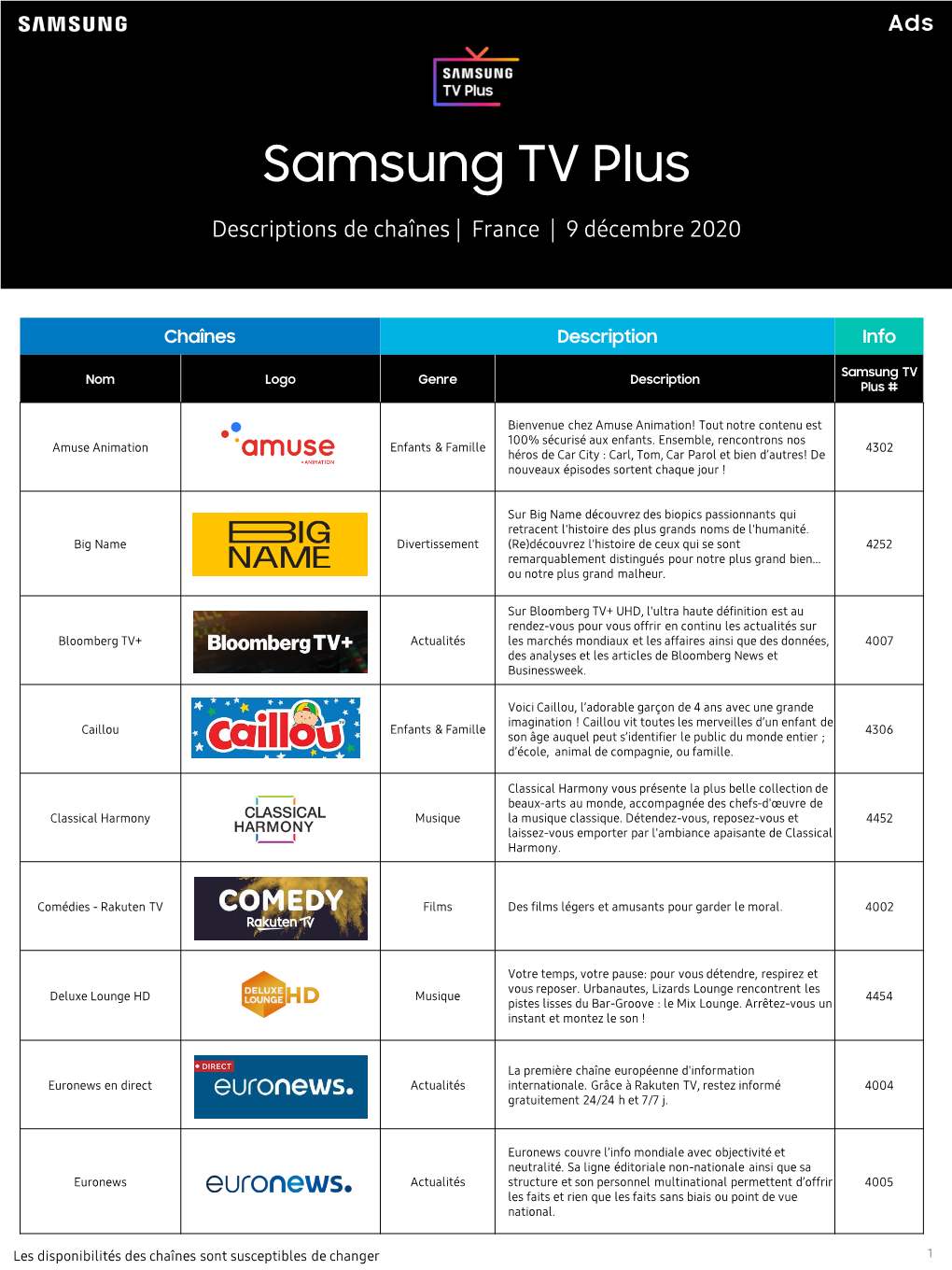 Samsung TV Plus