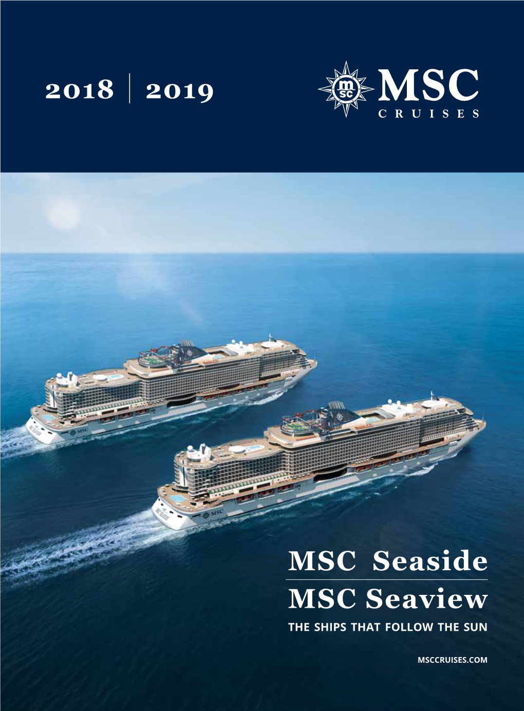 MSC Seaside MSC Seaview the SHIPS THAT FOLLOW the SUN