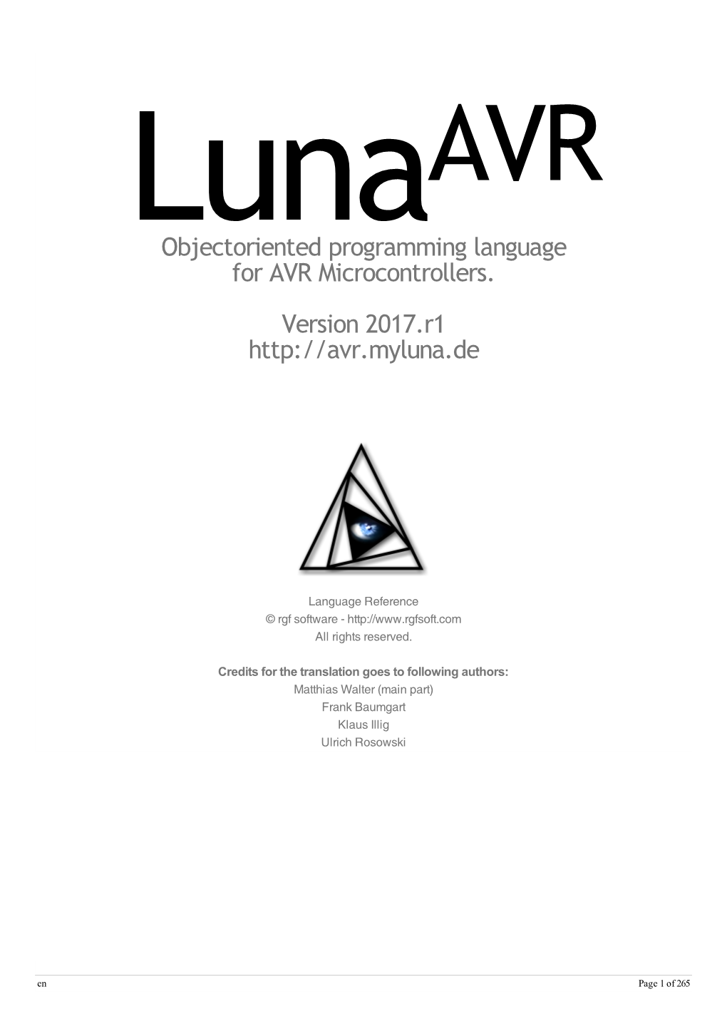 Lunaavr Language Reference