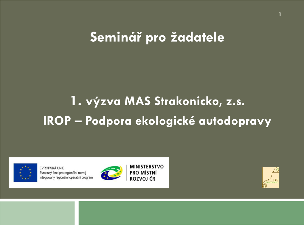 IROP – Podpora Ekologické Autodopravy