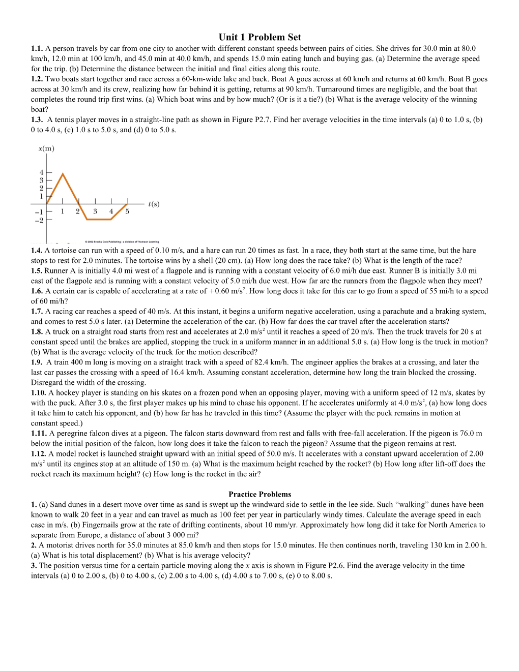 Unit 1 Problem Set