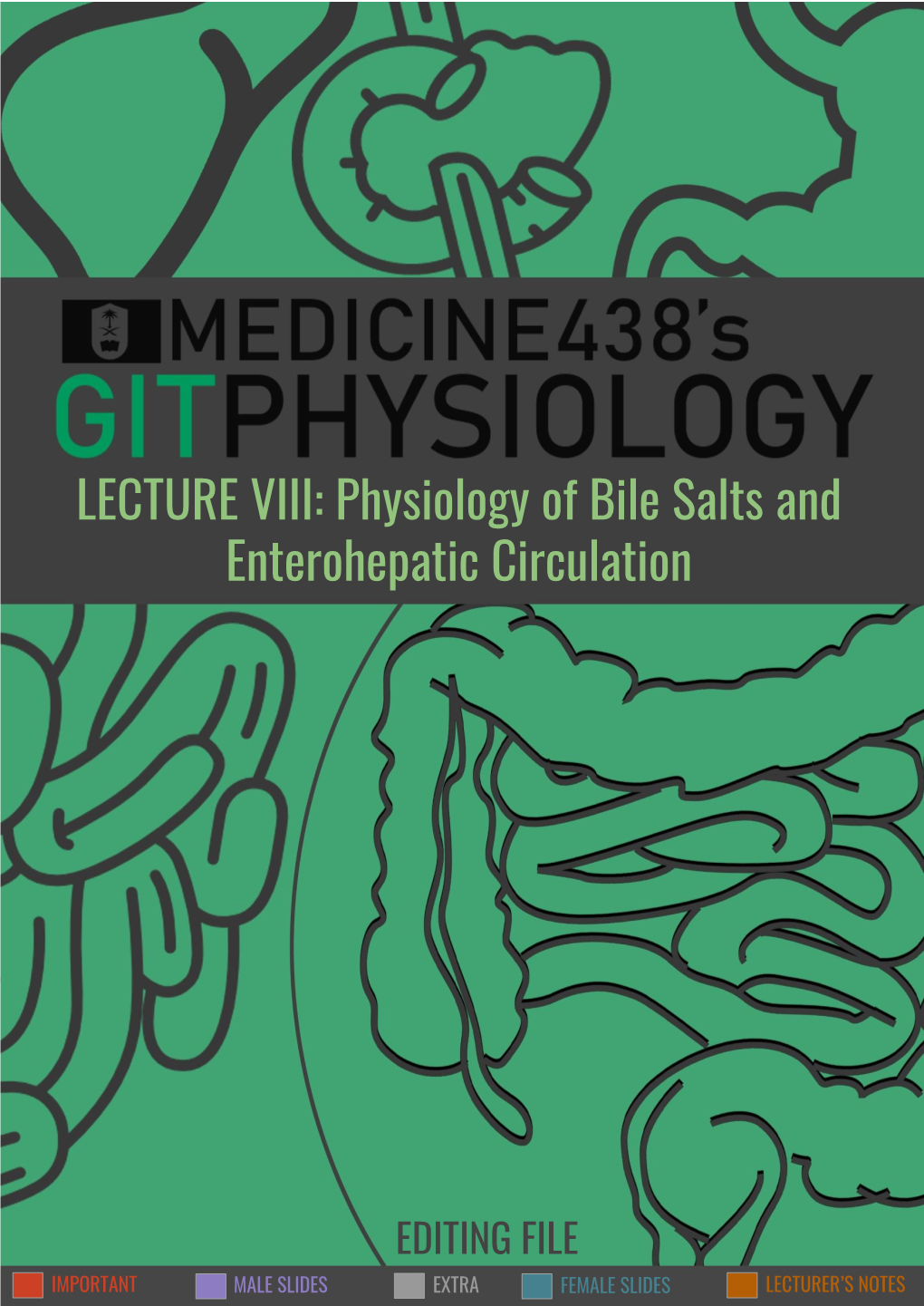 Physiology of Bile Salts and Enterohepatic Circulation