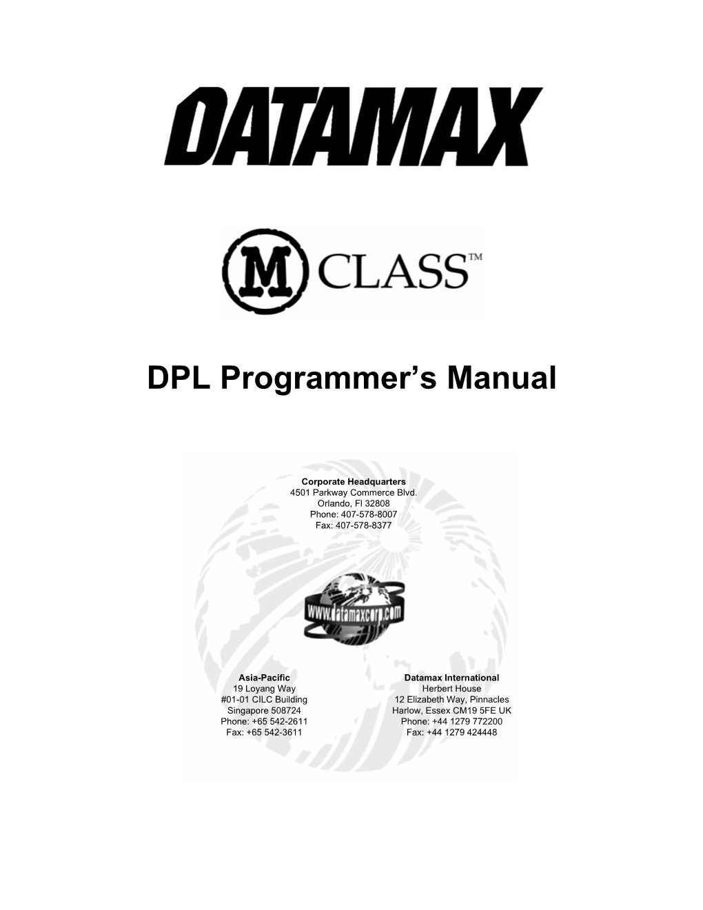 DPL Programmer's Manual