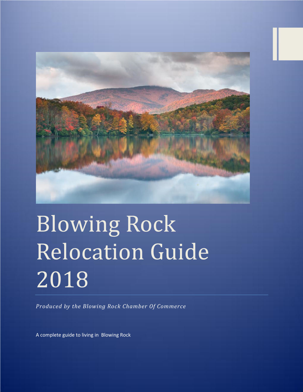 Blowing Rock Relocation Guide 2018