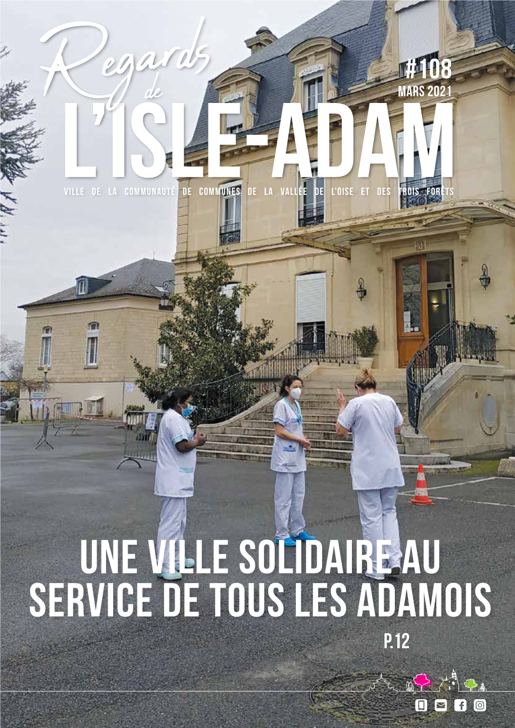 Une Ville Solidaire Au Service De Tous Les Adamois P.12 L’Isle-Adam Villeville Parc Covid-19 L’Isle-Adamcentre De Vaccination Ville Parc