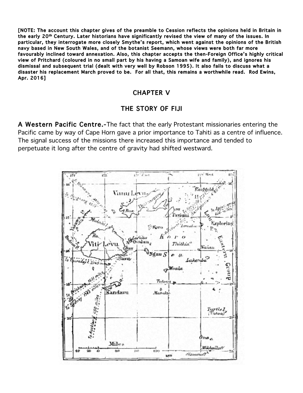 Scholefield—The Story of Fiji