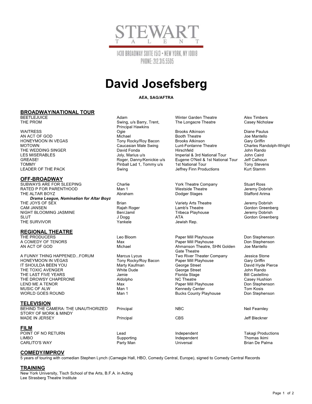 David Josefsberg