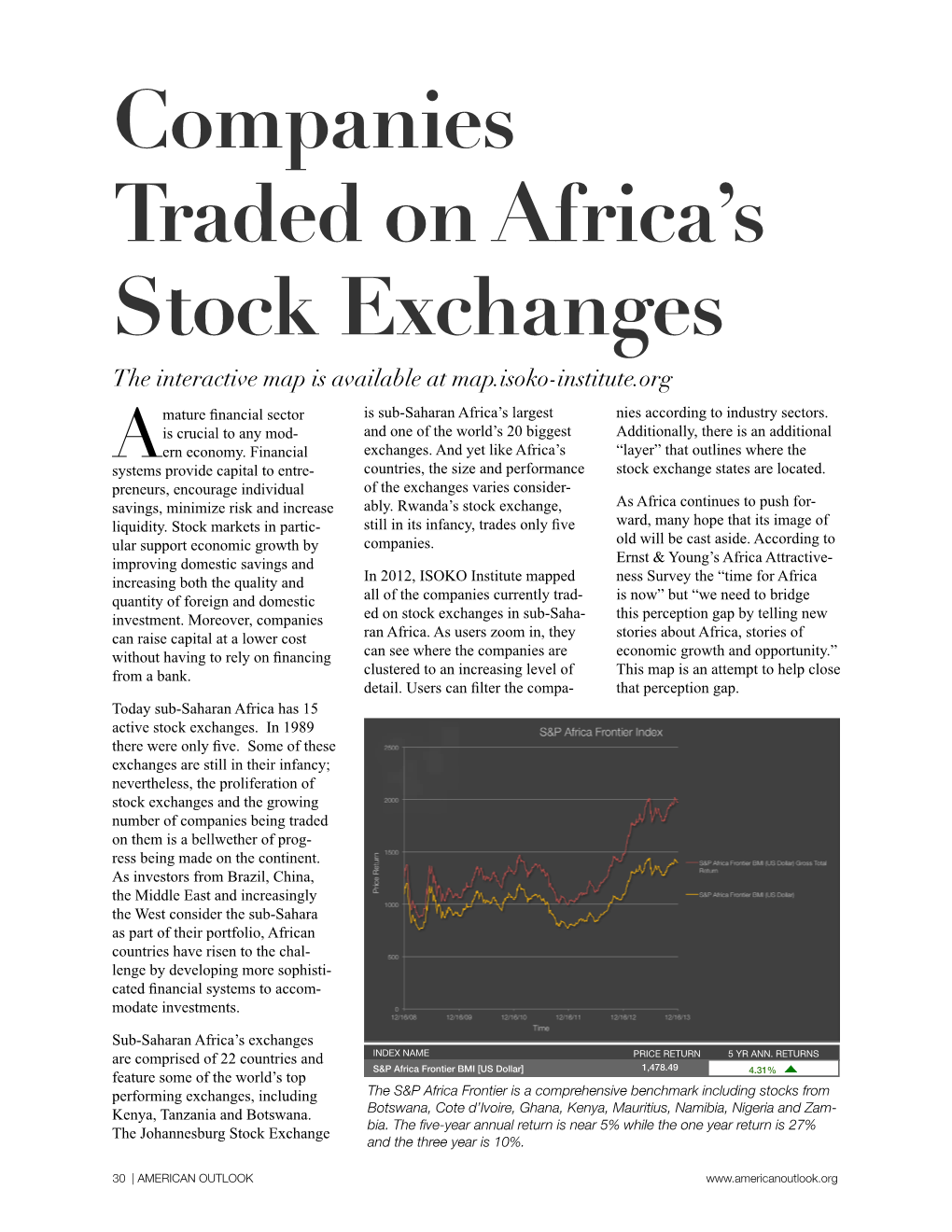 Companies Traded on Africa's Stock Exchanges