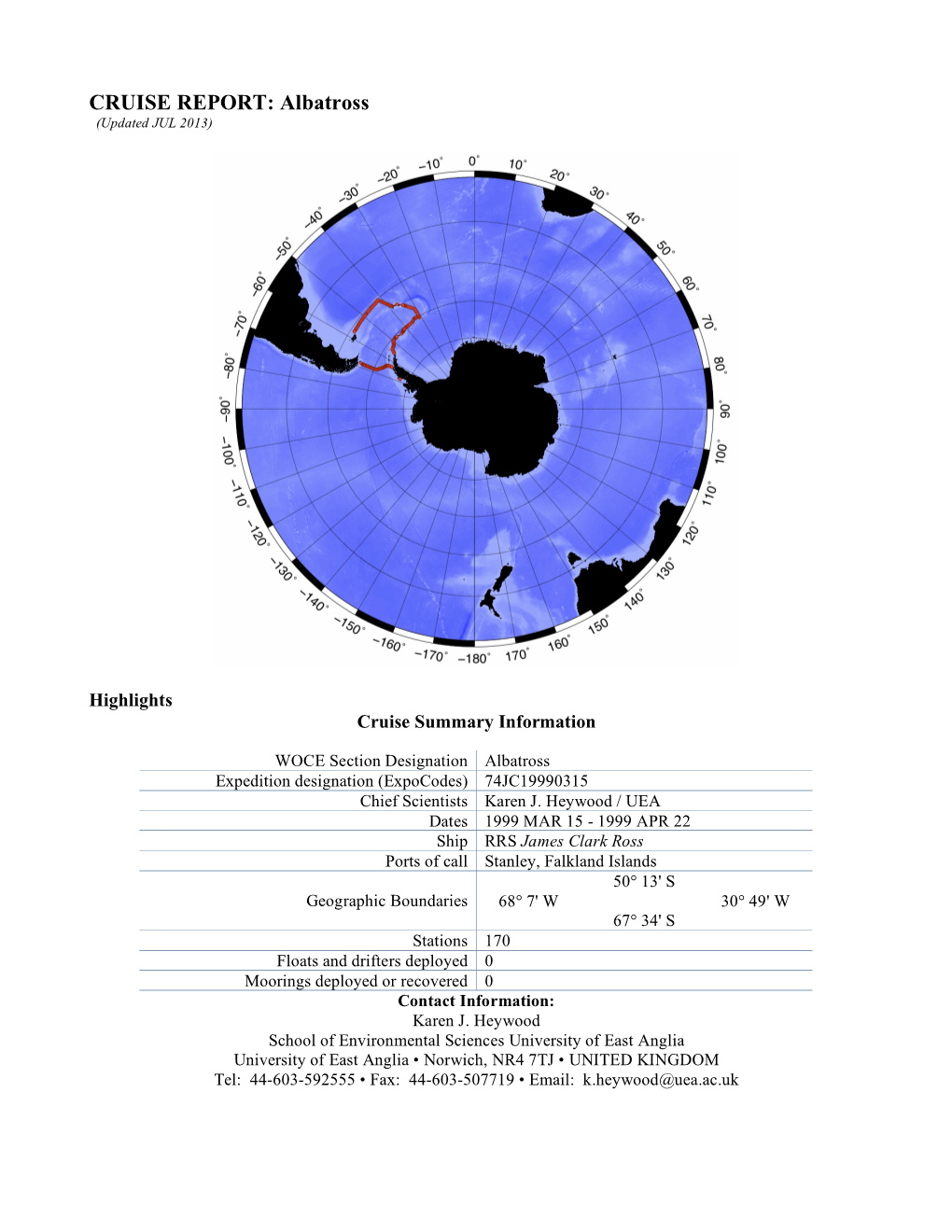 Albatross (Updated JUL 2013)