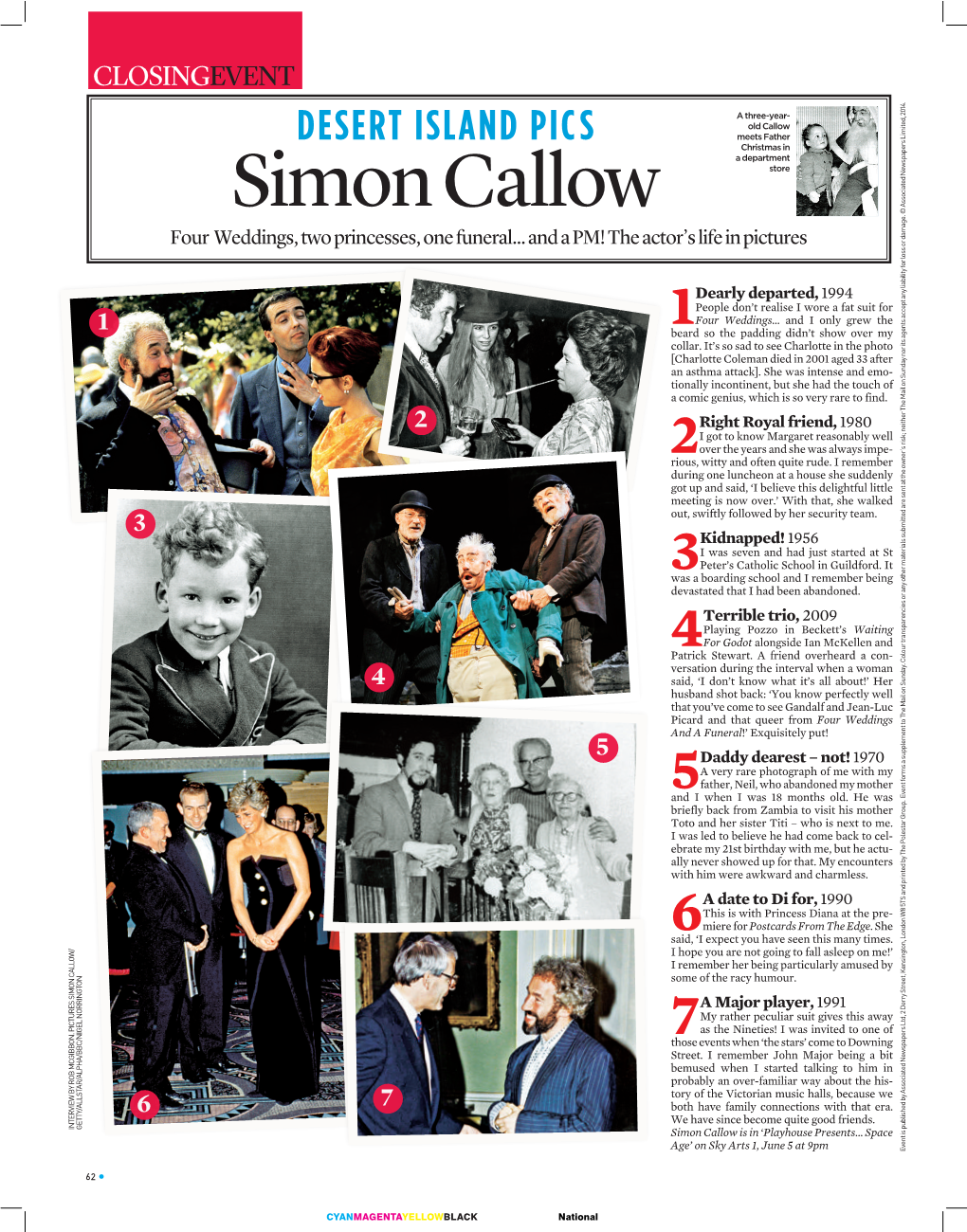 Simon Callow Store Four Weddings, Two Princesses, One Funeral