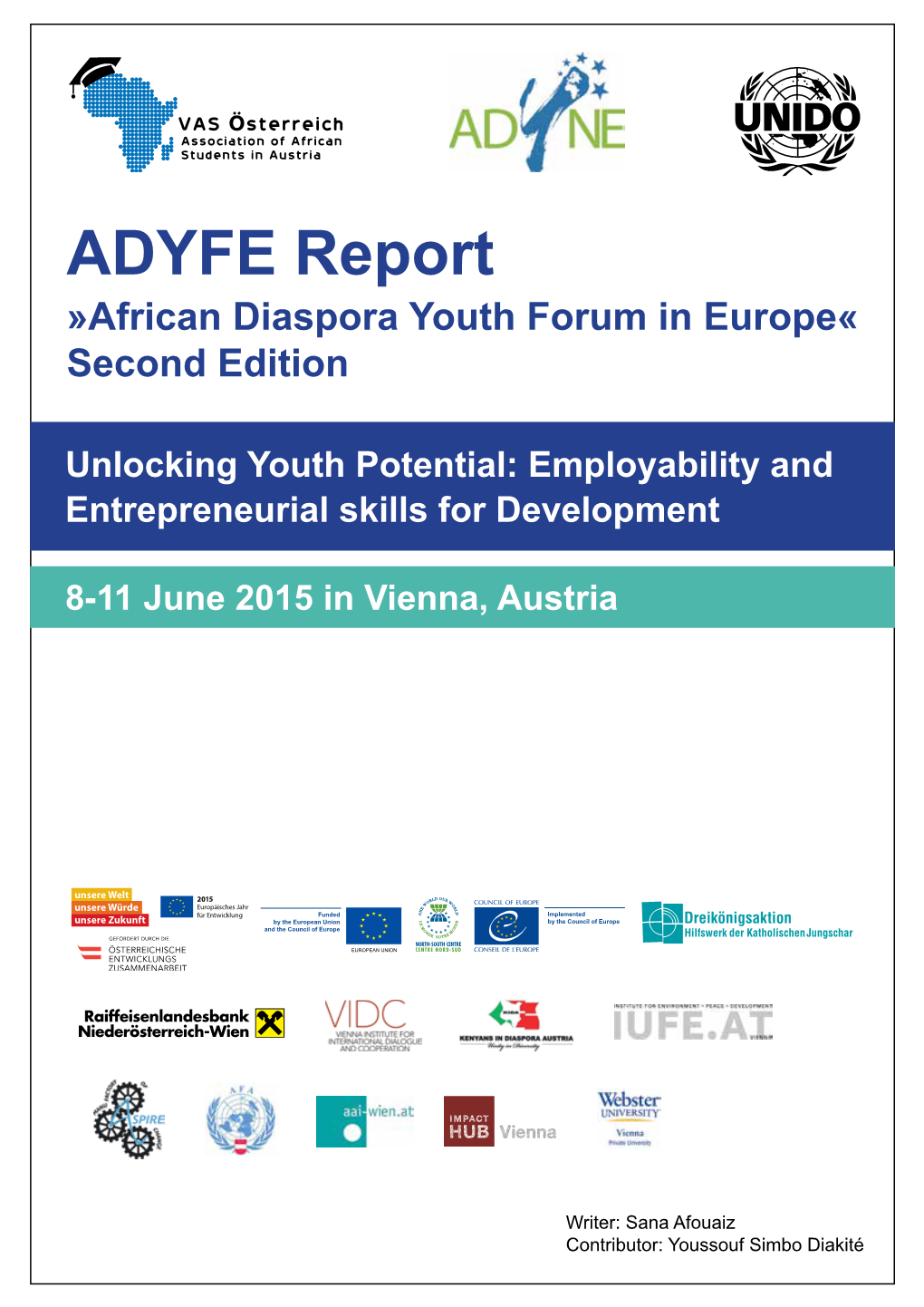 ADYFE Report »African Diaspora Youth Forum in Europe« Second Edition