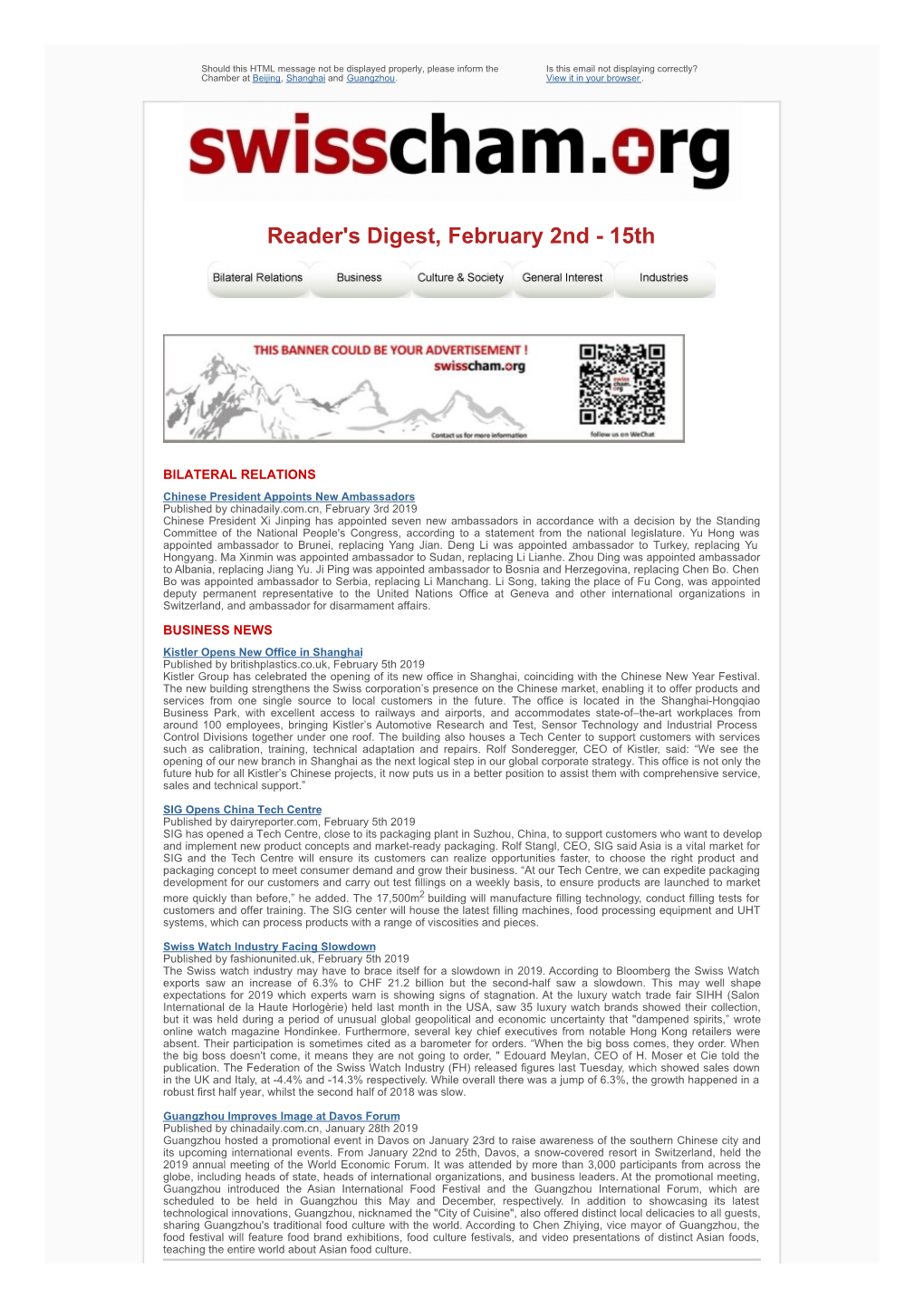 Reader's Digest, February 2Nd - 15Th