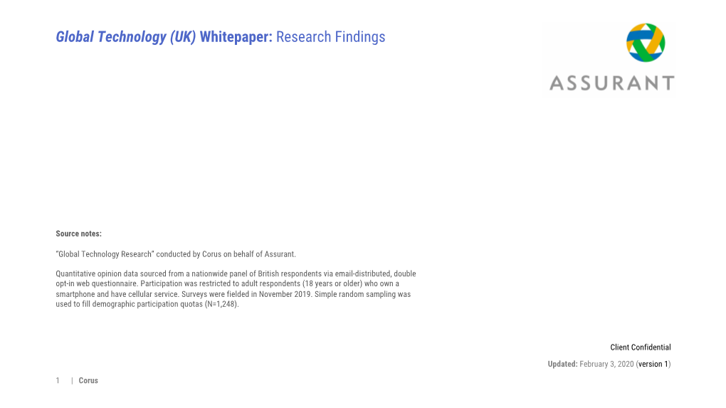 Whitepaper: Research Findings