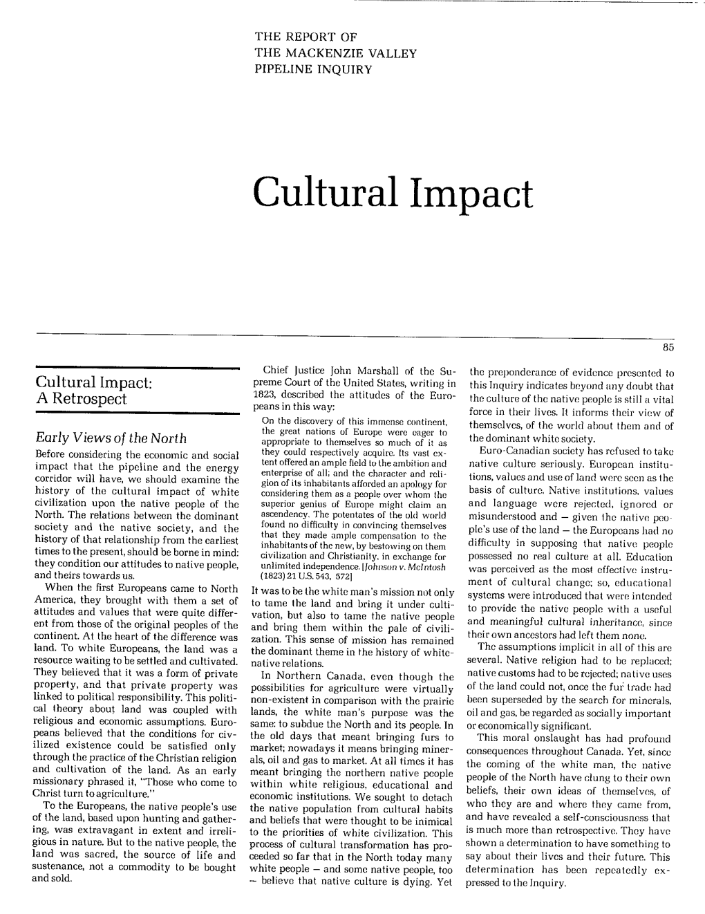 Cultural Impact