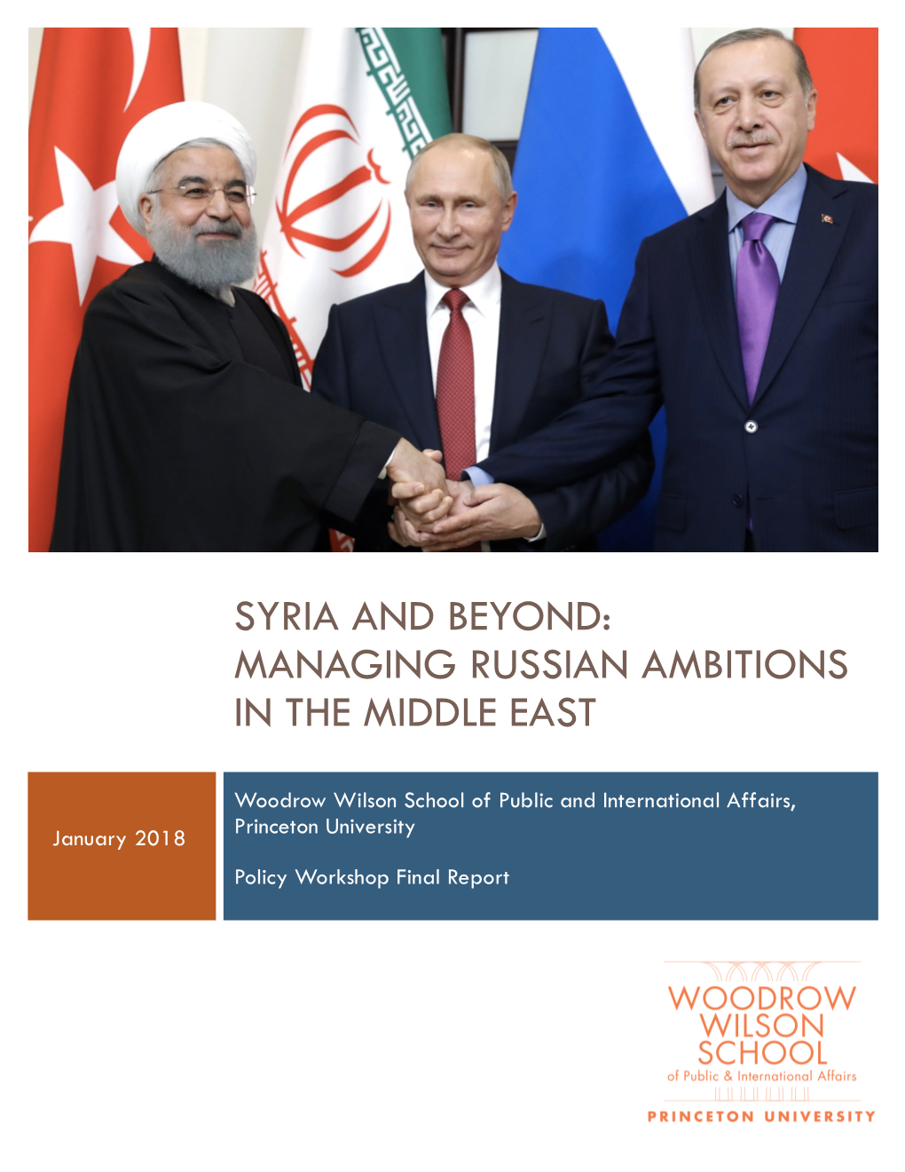 Syria and Beyond: Managing Russian Ambitions in the Middle East