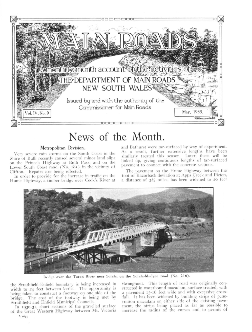 May 1933, Volume 4, No. 9