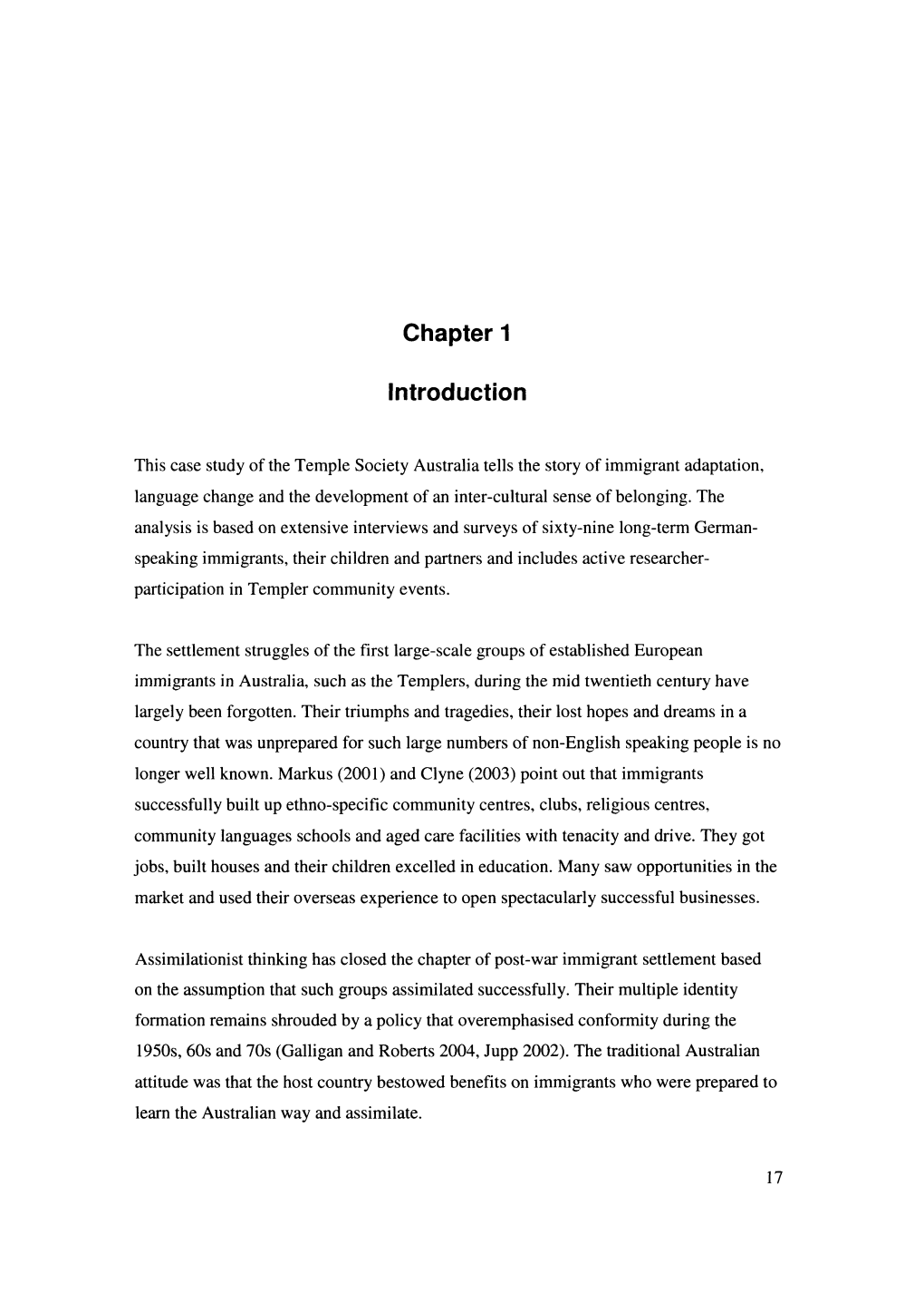 Chapter 1 Introduction