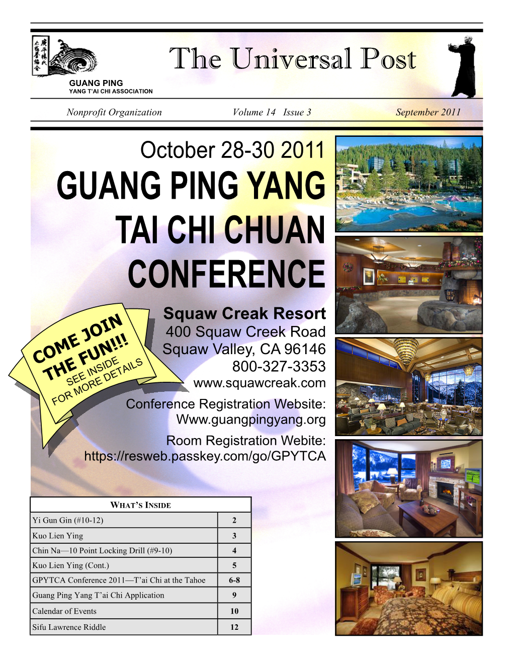 Guang Ping Yang Tai Chi Chuan Conference