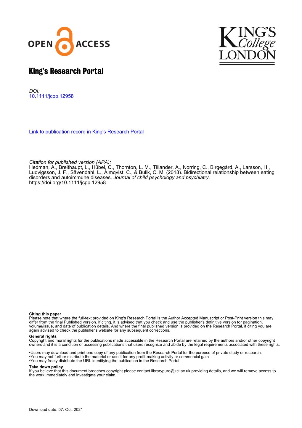 King's Research Portal