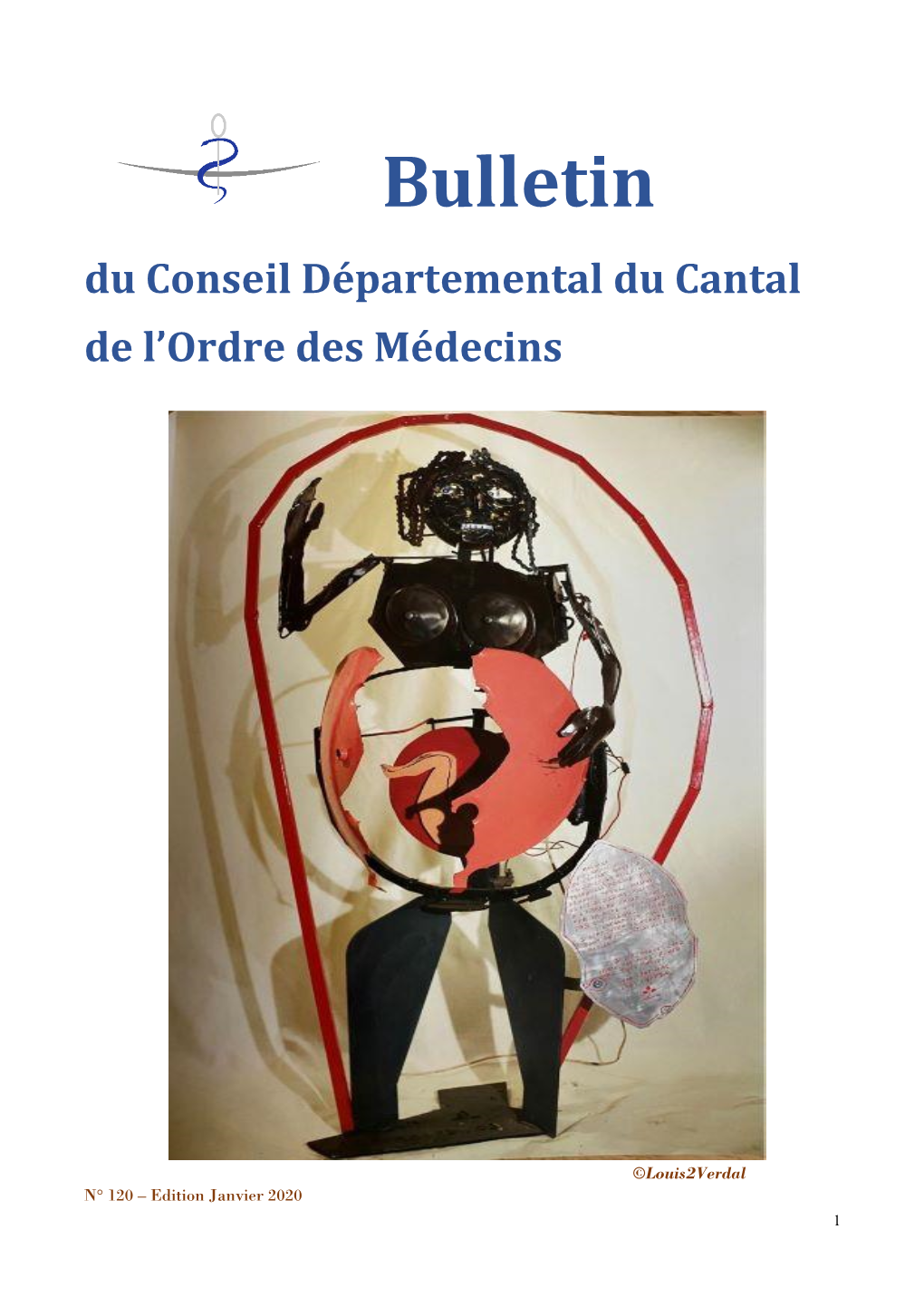 Bulletin Du Conseil Départemental Du Cantal De L’Ordre Des Médecins