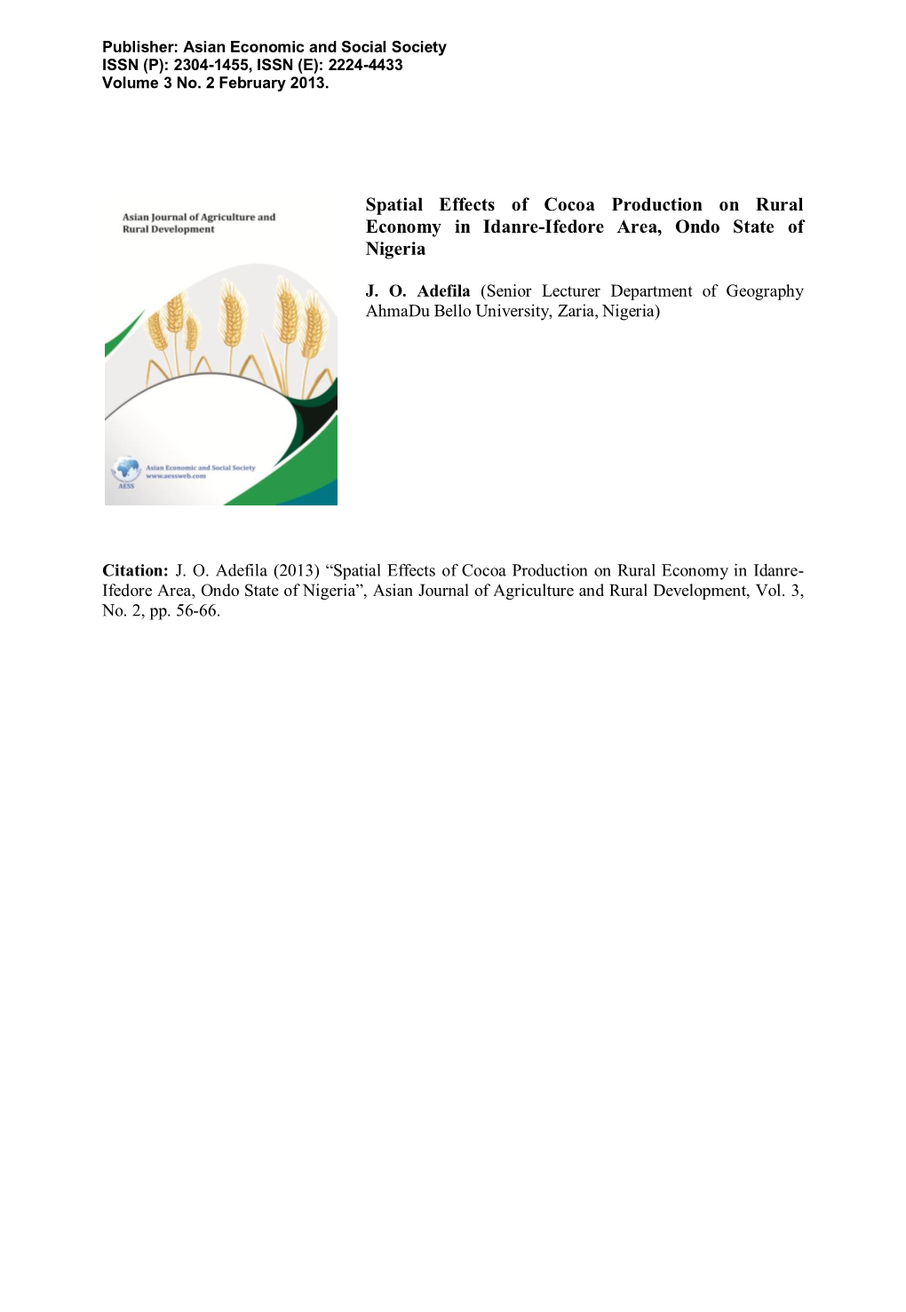 Effect of Selected Insecticide on Whitefly