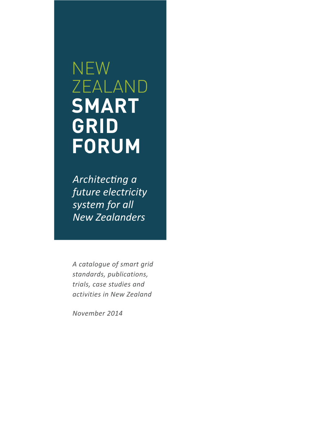 Smart Grid Stocktake Report