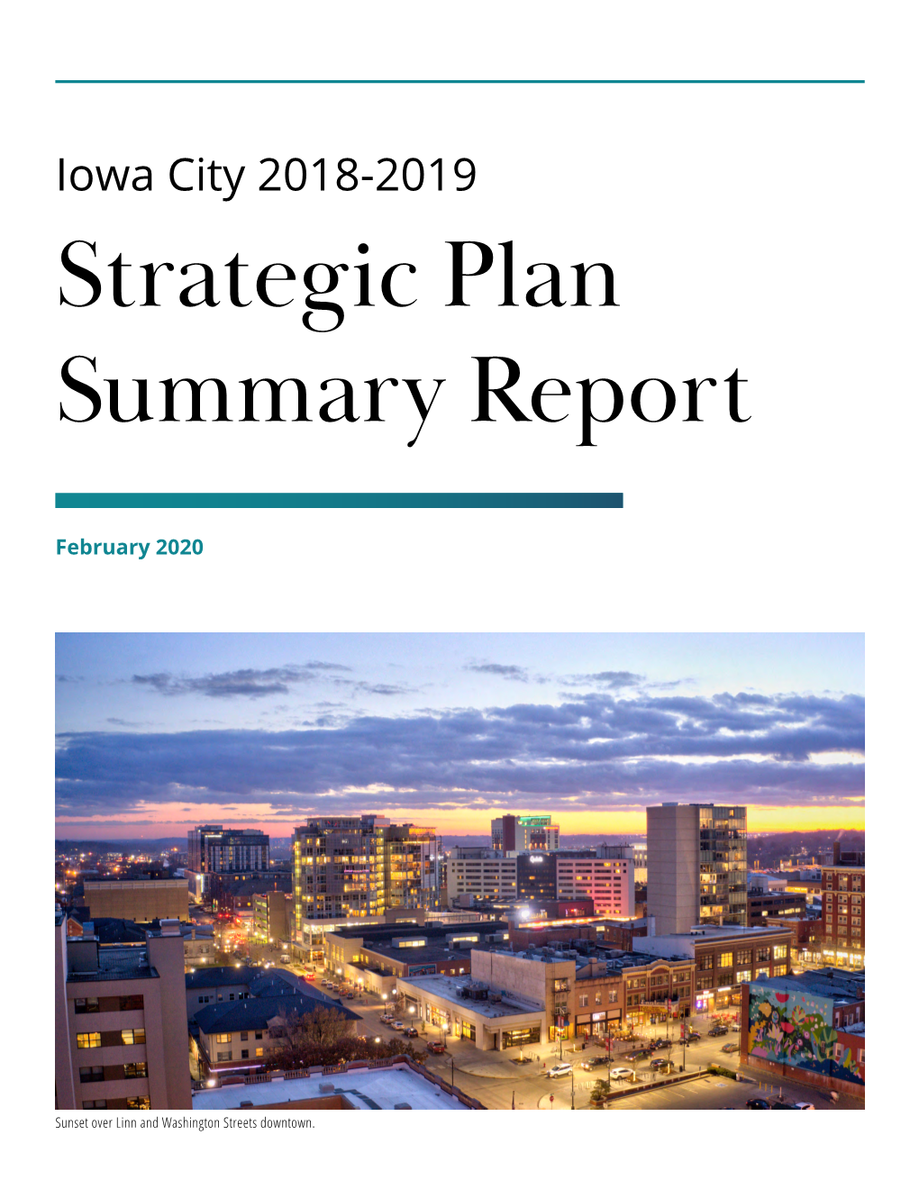 2018-2019 Strategic Plan Summary Report