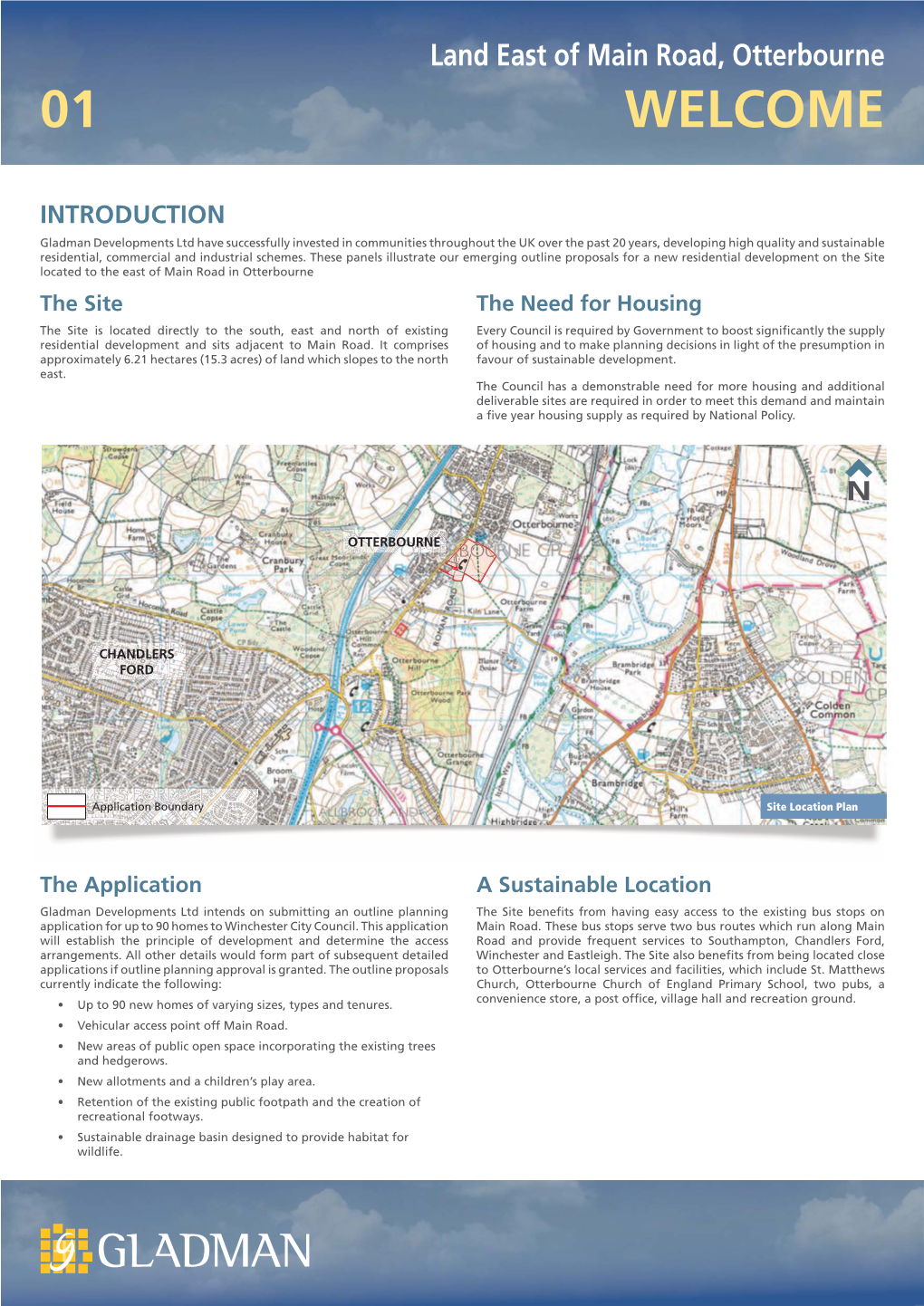 Land East of Main Road, Otterbourne 01 WELCOME