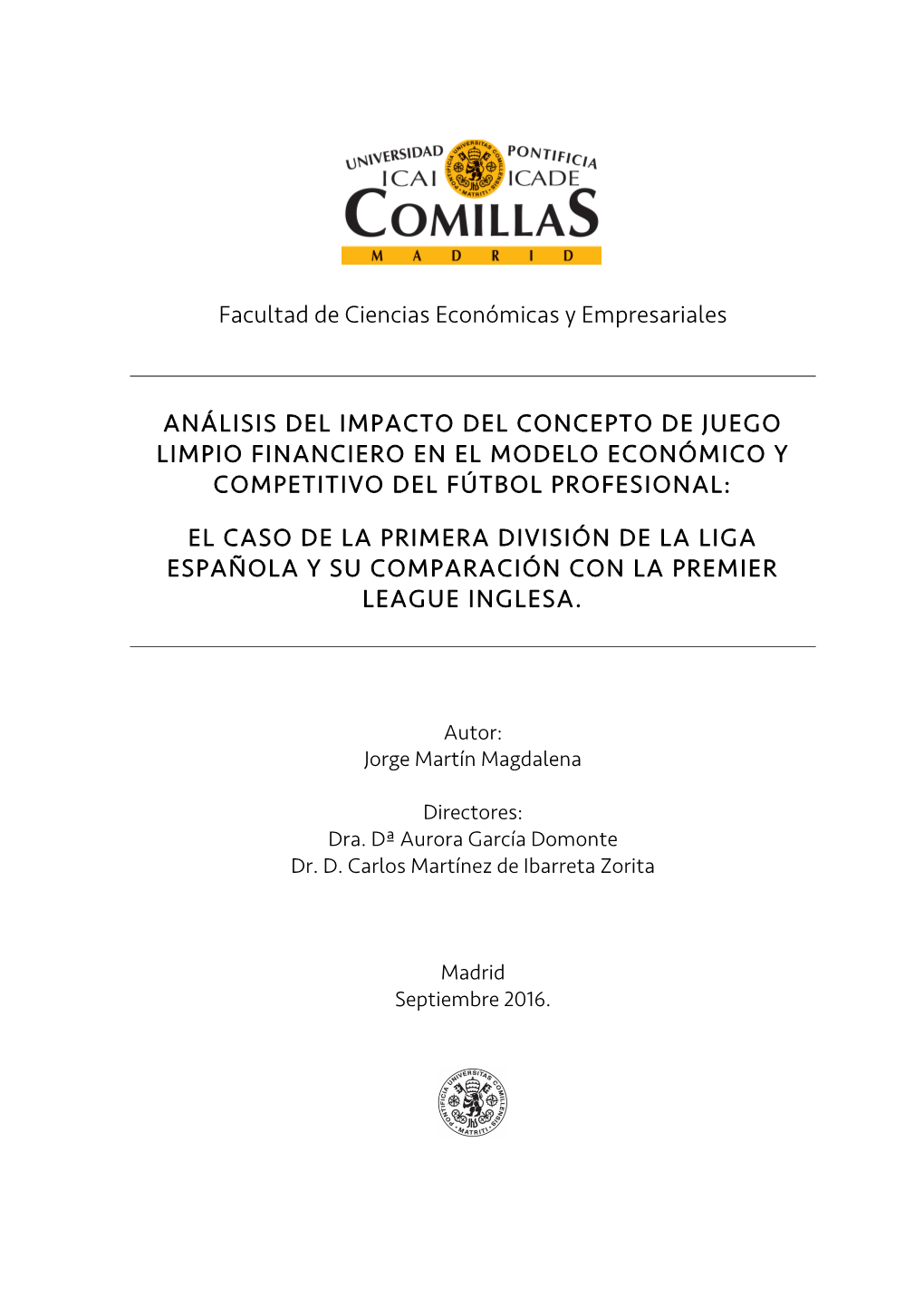 Facultad De Ciencias Económicas Y Empresariales