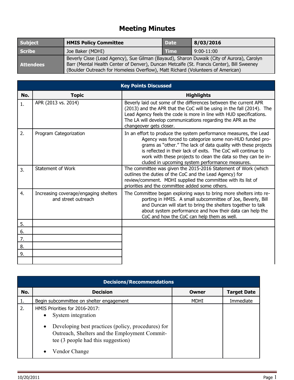 Increasing Coverage/Engaging Shelters and Street Outreach