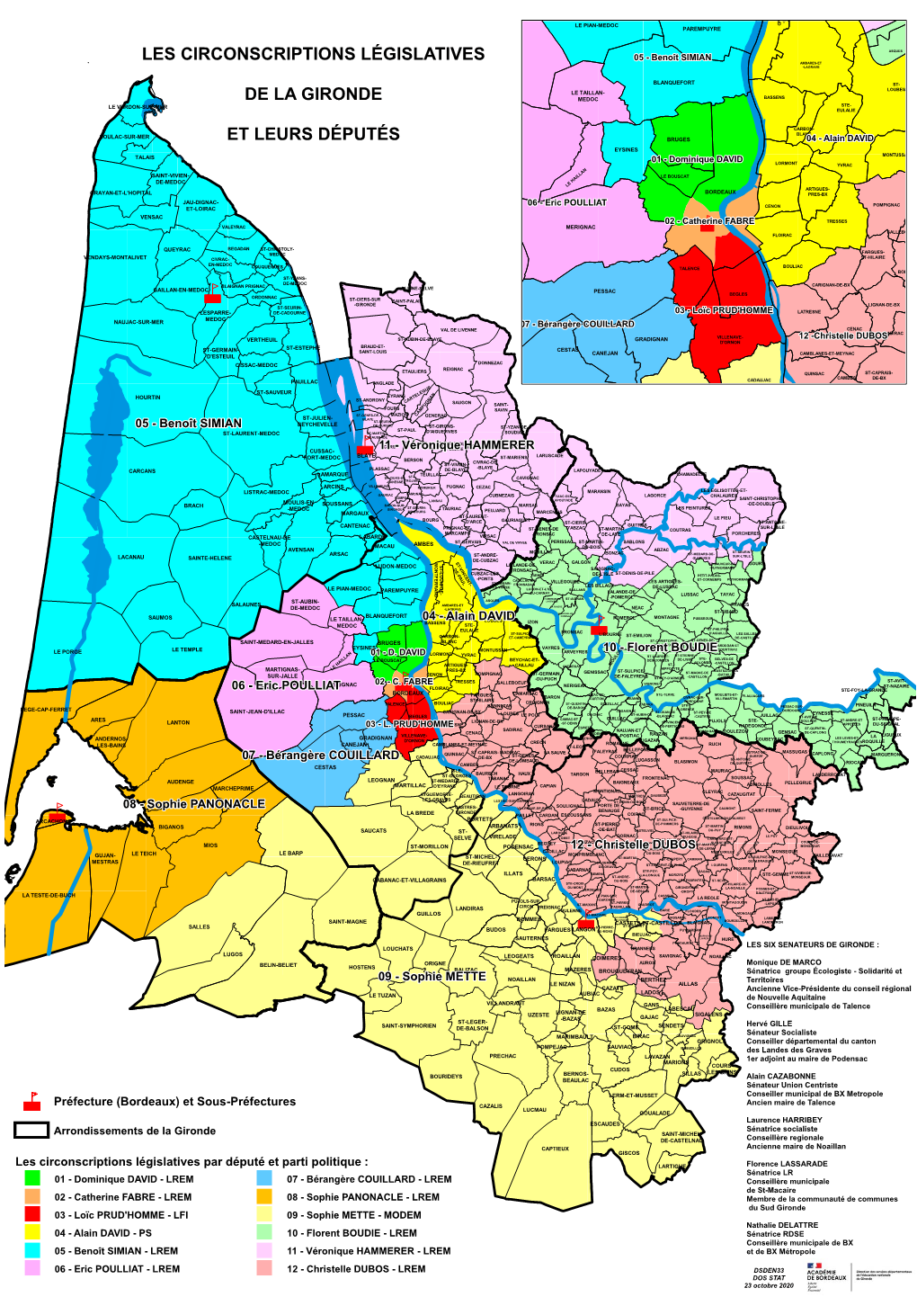 Carte Des Circonscriptions Législatives