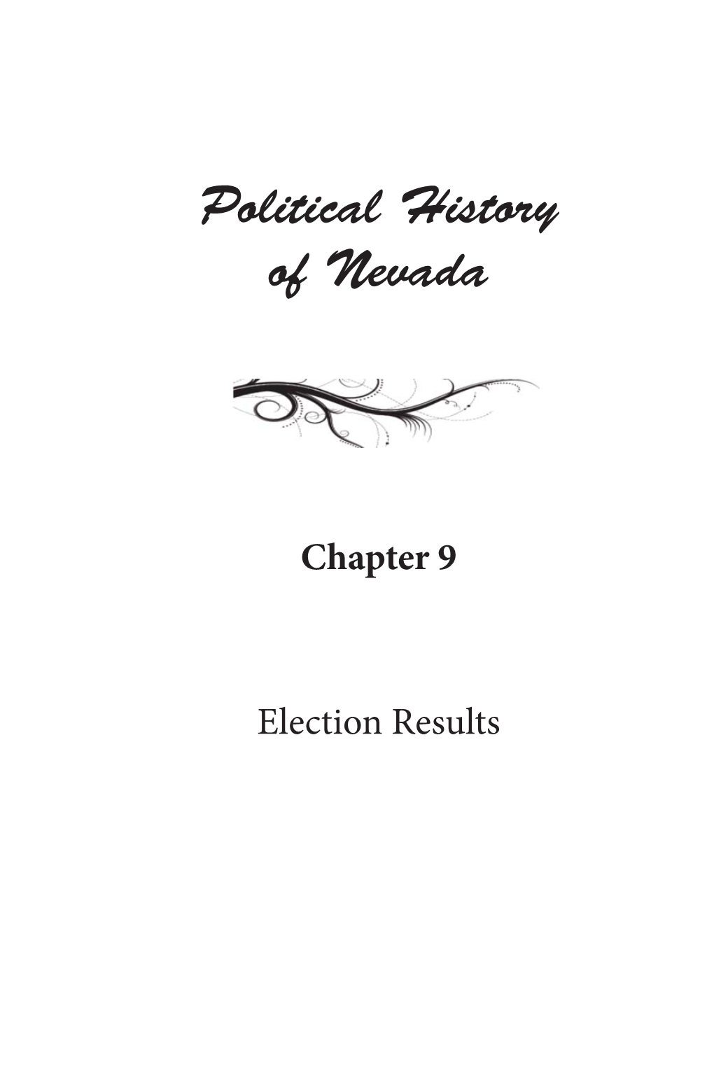 Political History of Nevada